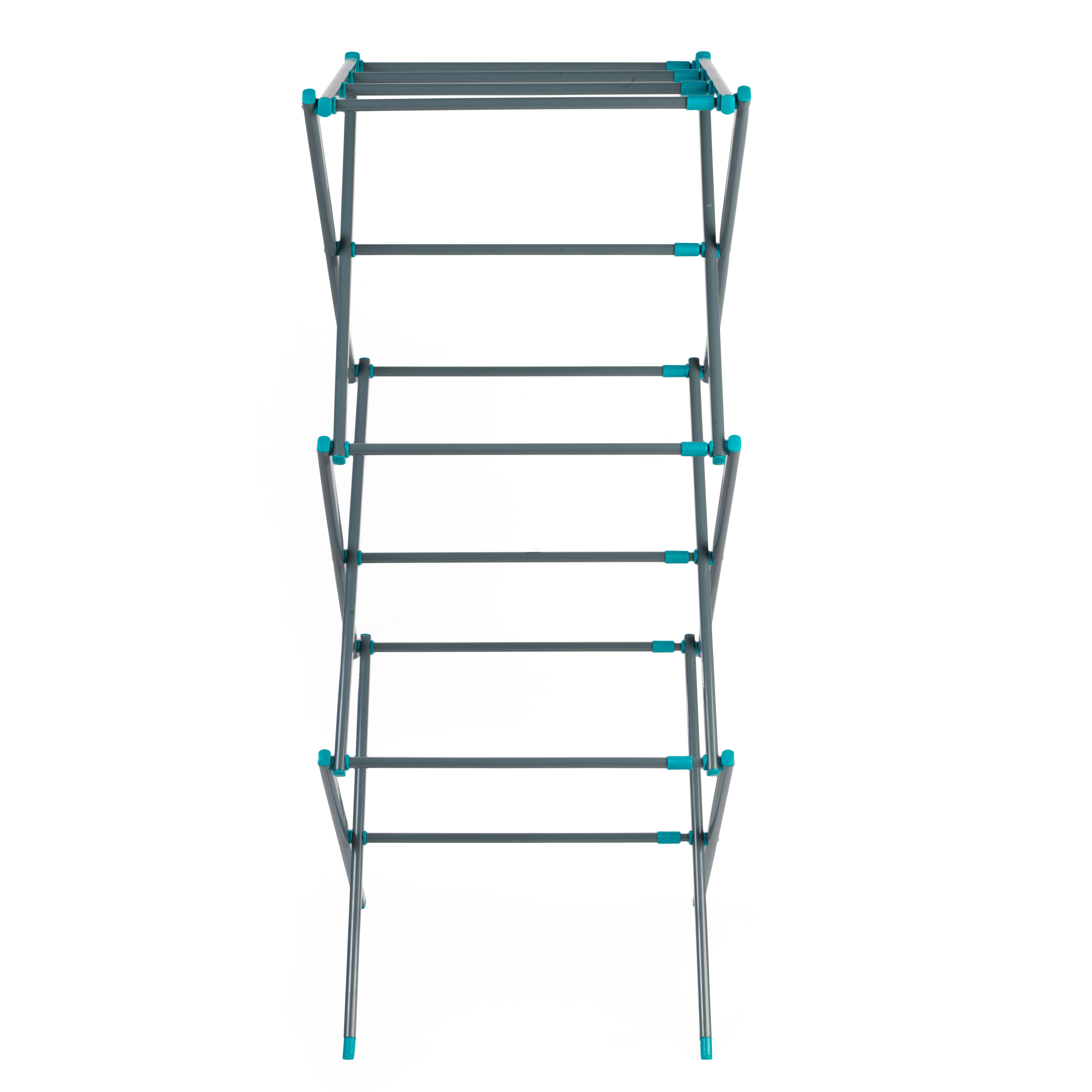 Beldray Expandable Blue Silver effect 3 tier Foldable Laundry Airer, 7m