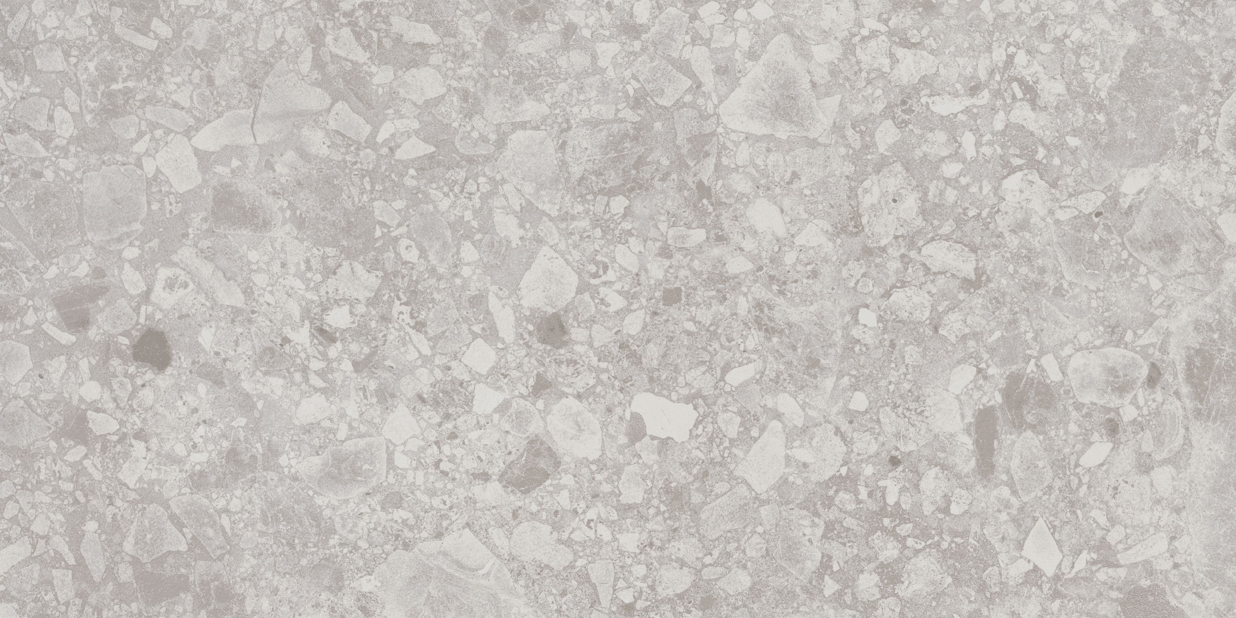 Belukha Grey Matt Stone effect Porcelain Wall & floor Tile Sample