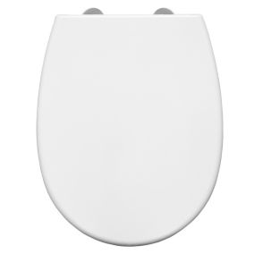 Bemis Click & Clean Silent White Top fix Soft close Toilet seat