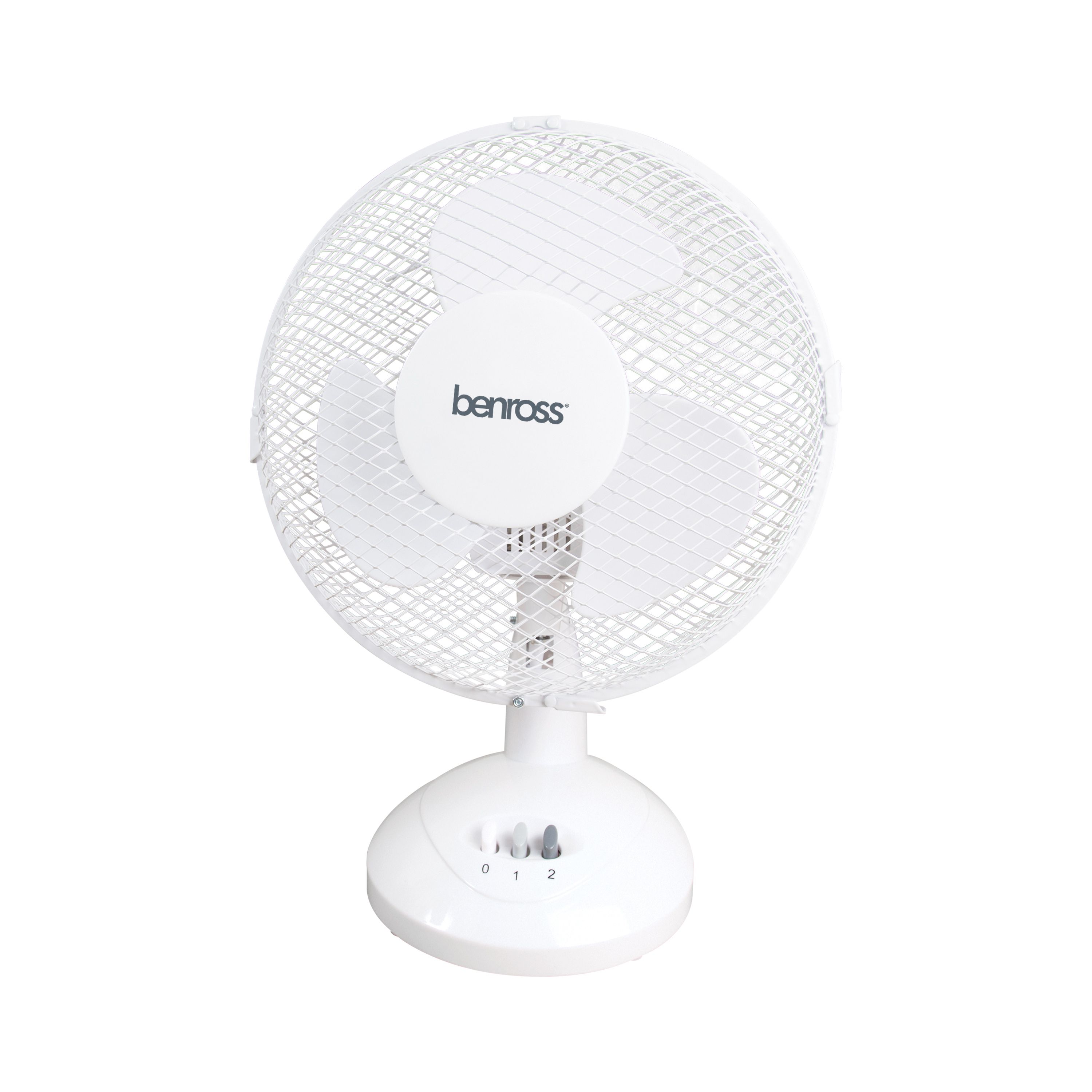 Benross White 9" 21W Table fan