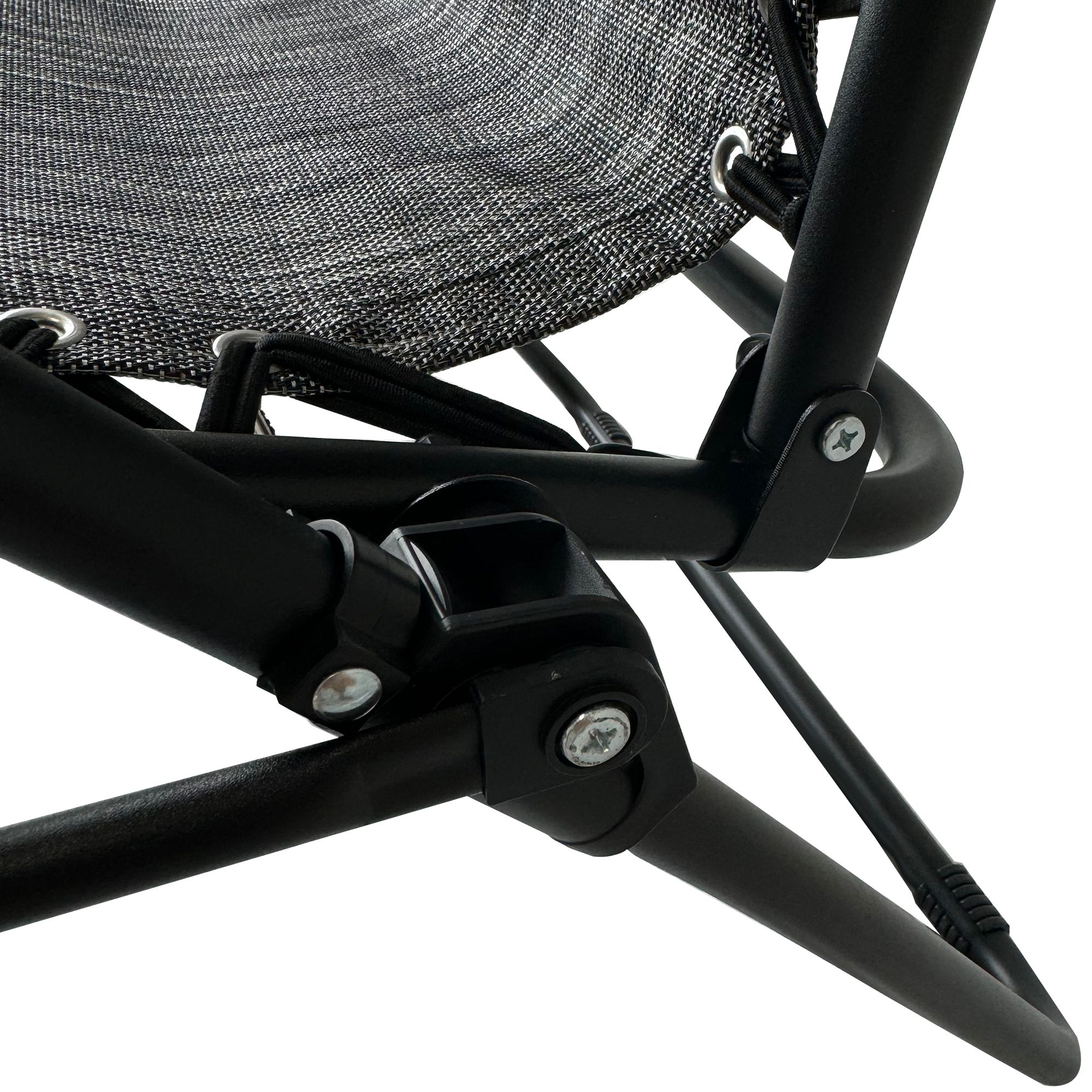 Bergama Grey Metal Gravity chair, Pack of 2