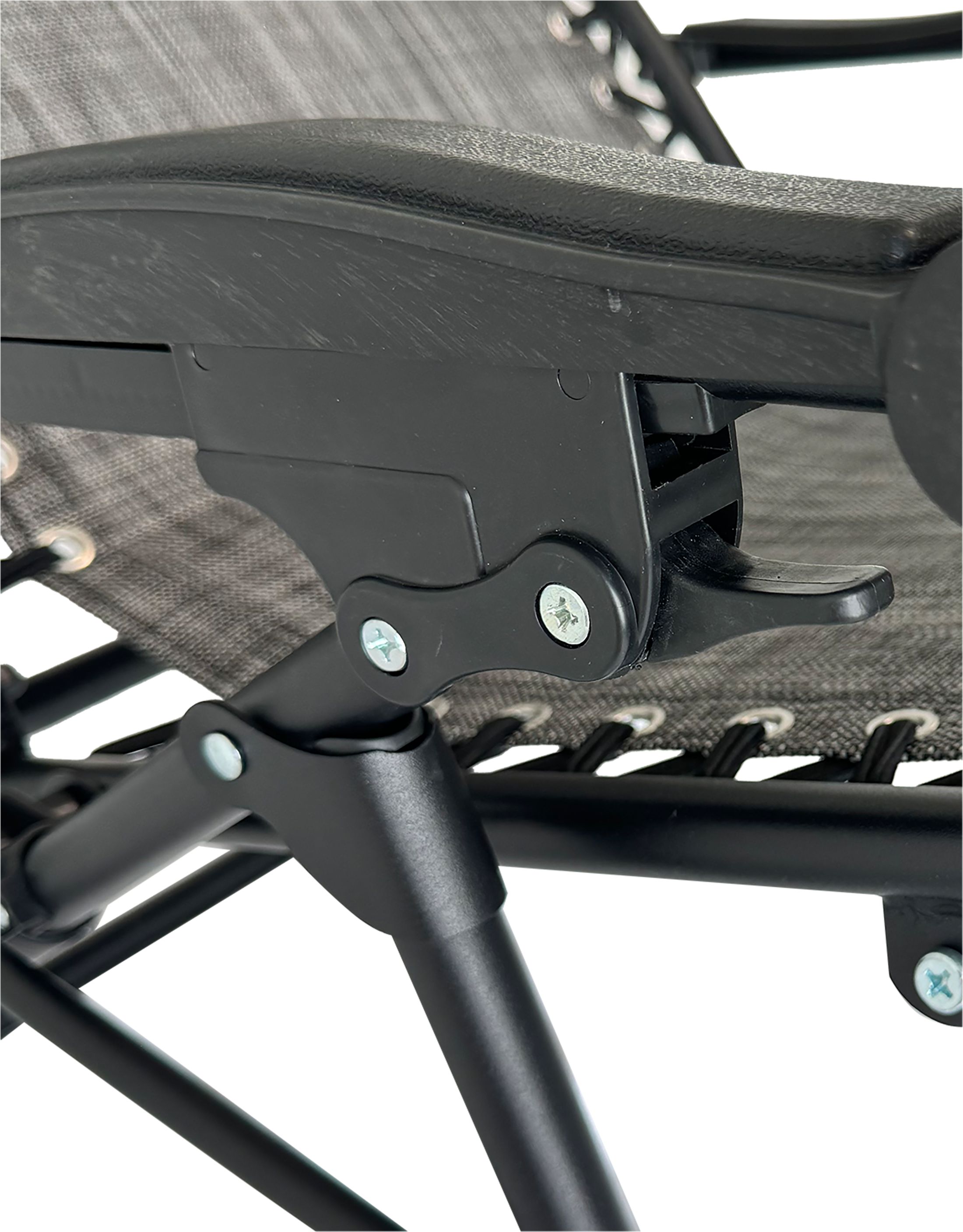 Bergama Grey Metal Gravity chair, Pack of 2