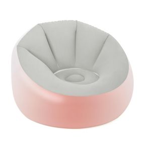 Bestway Light Grey - Multicolour LED (7 Different Colours) Inflatable chair