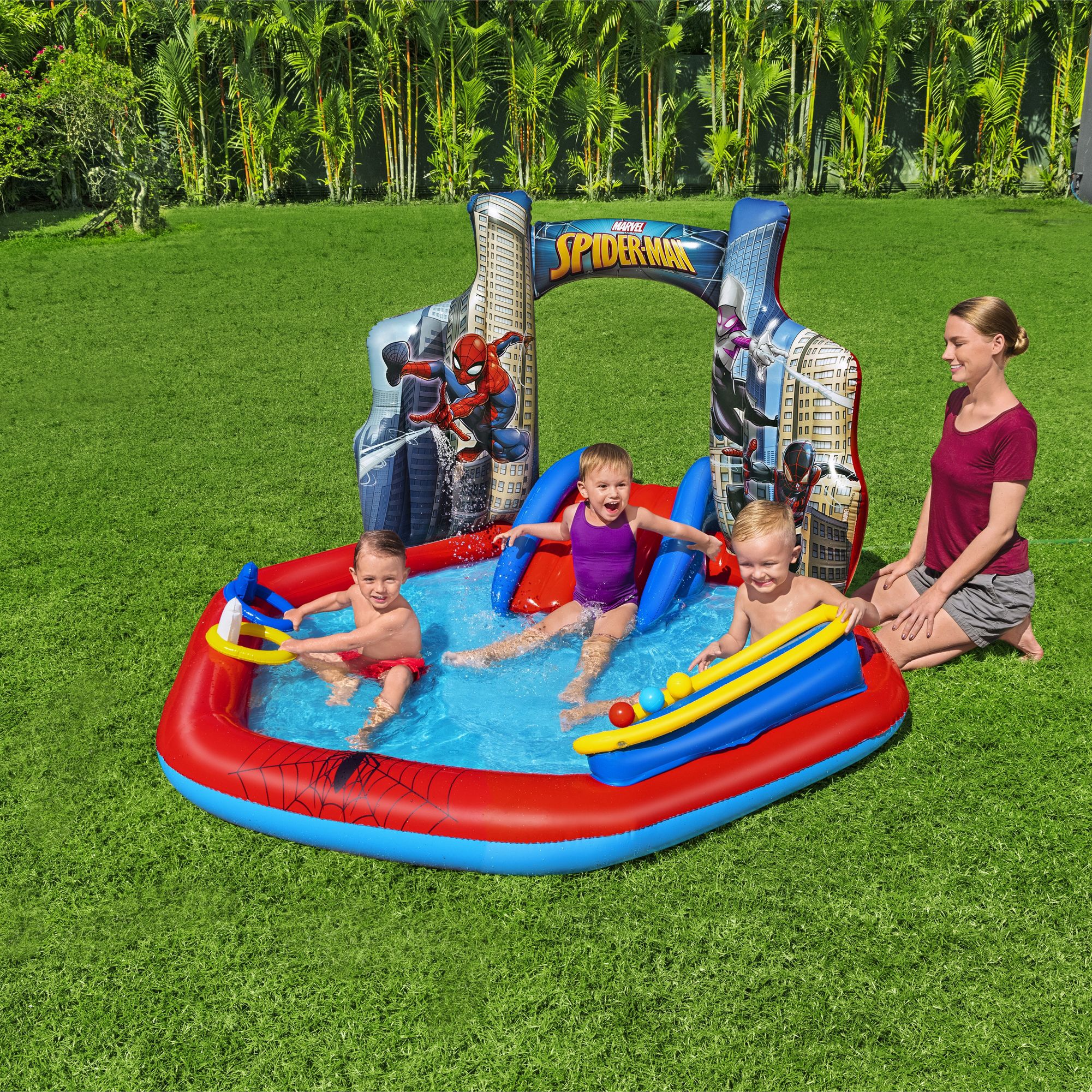 Bestway Multicolour Small Marvel - Spiderman Play centre