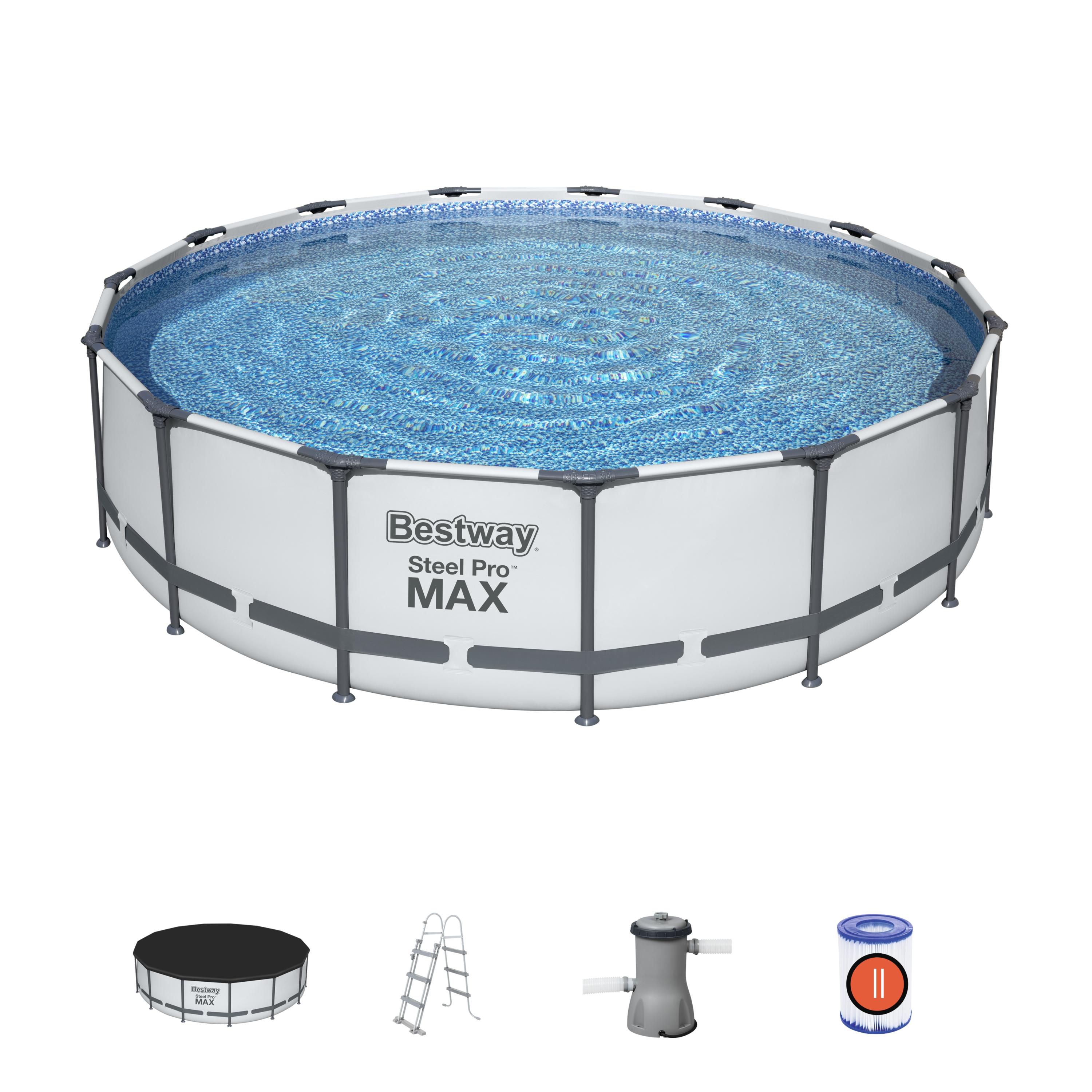 Bestway Pro max PVC Pool (W) 4.57m x (L) 4.57m