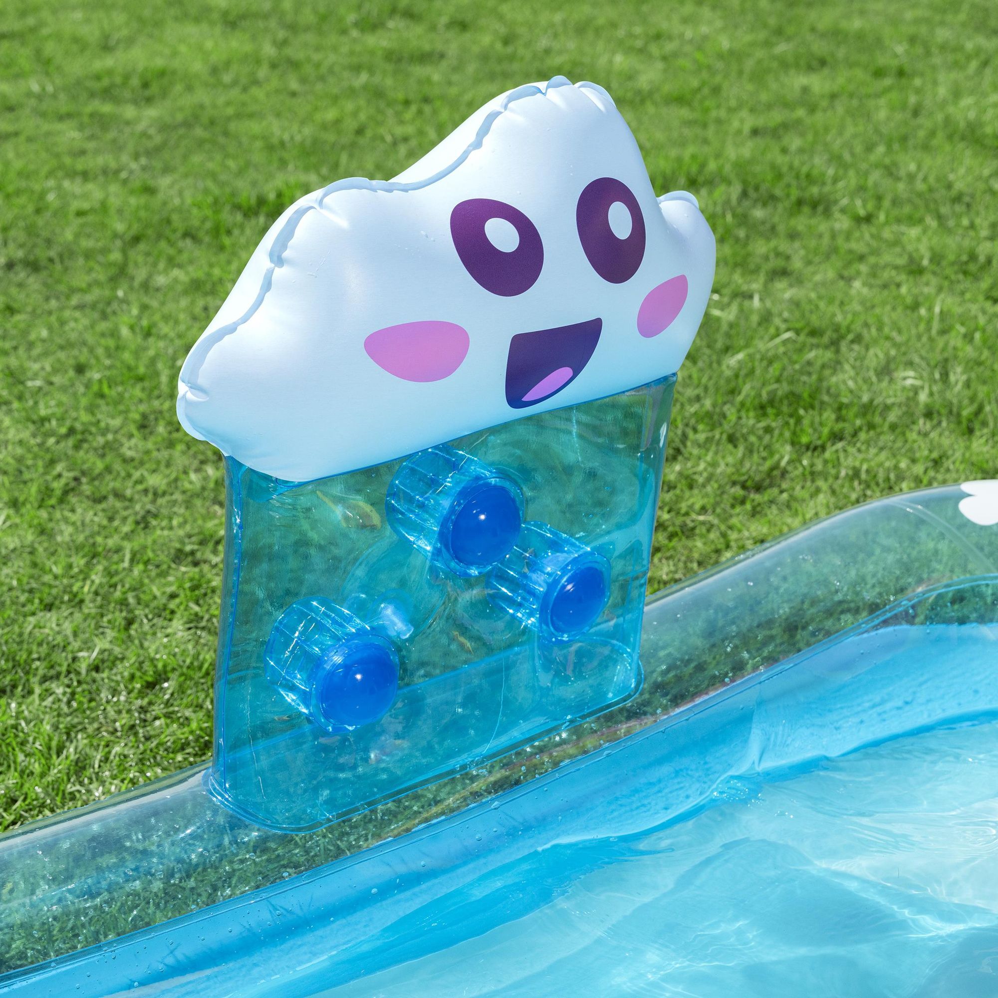 Bestway Rainbows & rays Multicolour Rectangular Rainbow PVC Water play centre With slide