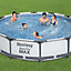 Bestway Steel pro max Polyvinyl chloride (PVC) Family swimming pool (W) 3.97m x (L) 3.66m