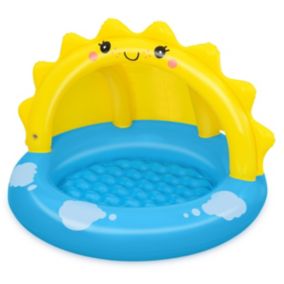 Bestway Sunny Days Shaded Smiling sunshine design Paddling pool (W) 0.97m x (L) 1.01m