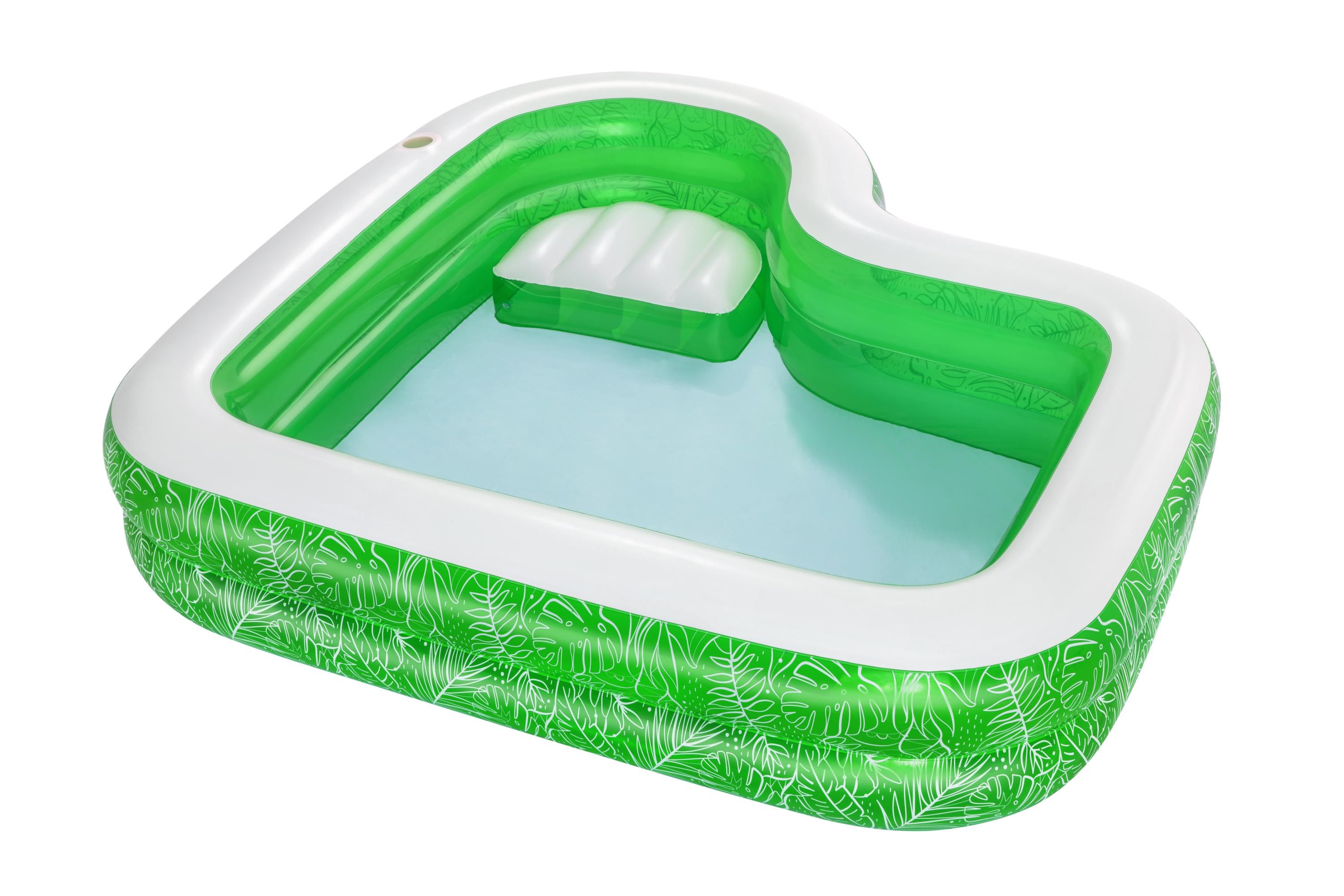 Bestway Tropical paradise Polyvinyl chloride (PVC) Family fun pool (W) 2.31m x (L) 2.31m