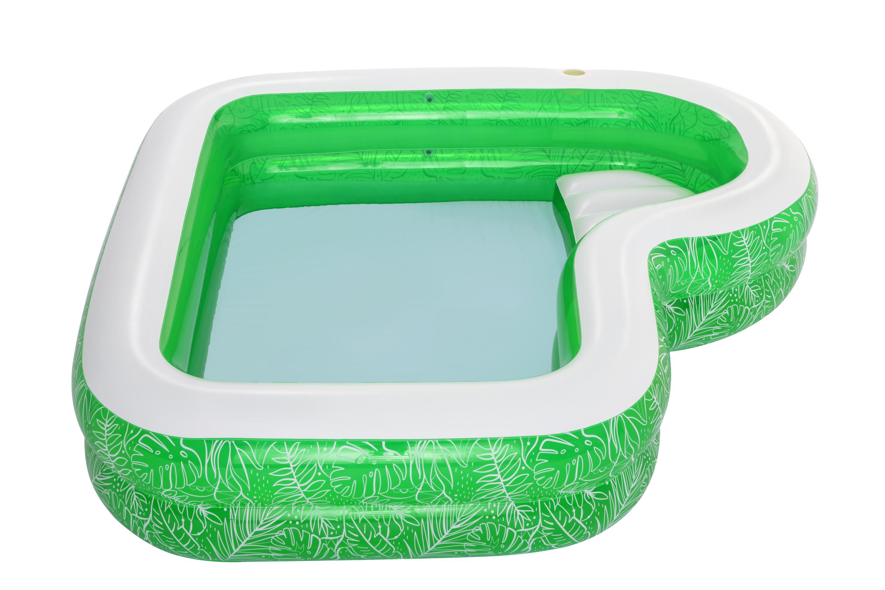 Bestway Tropical paradise Polyvinyl chloride (PVC) Family fun pool (W) 2.31m x (L) 2.31m