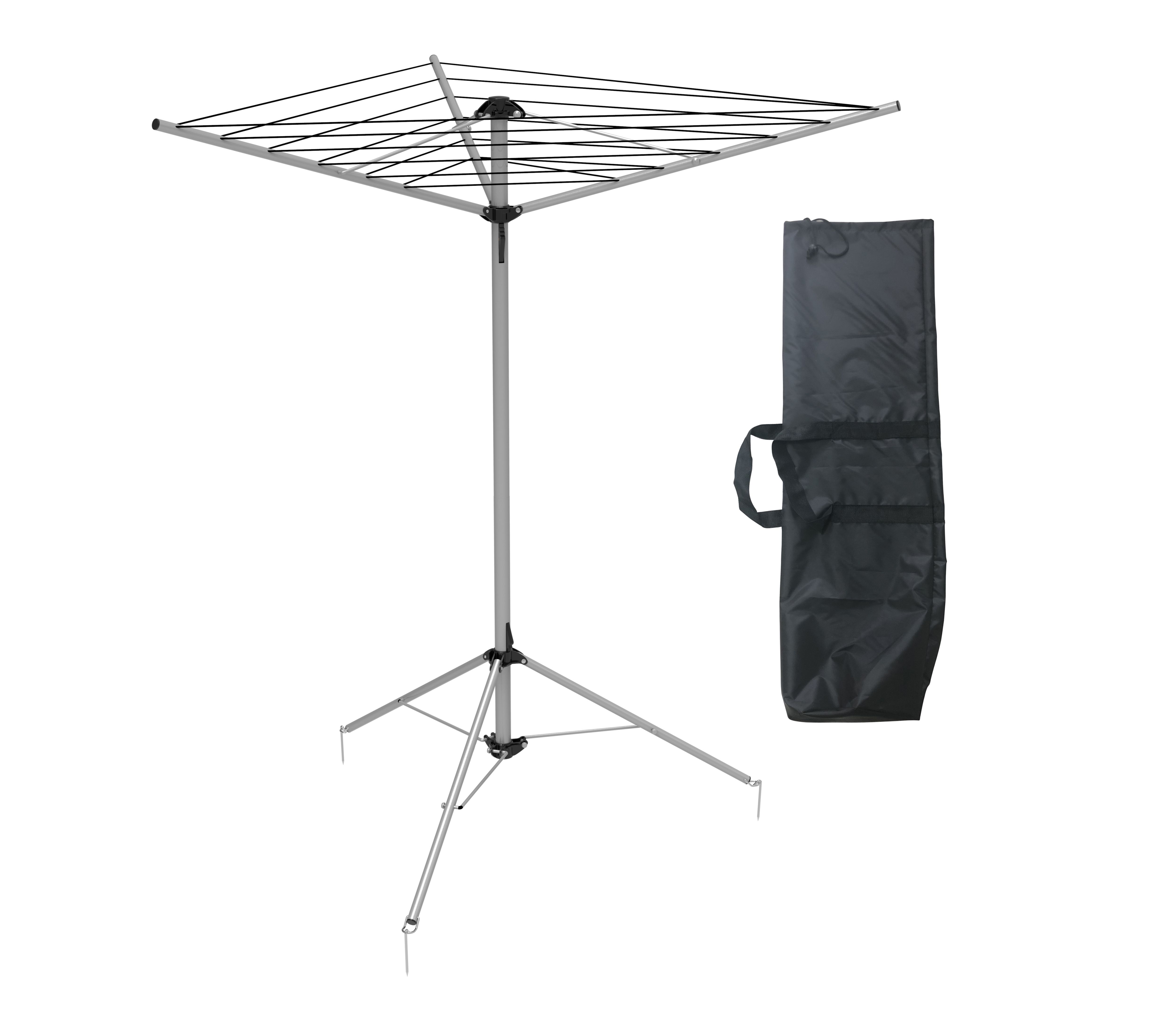 BetterDri Grey 3 arm Foldable Laundry Airer, 1.6m