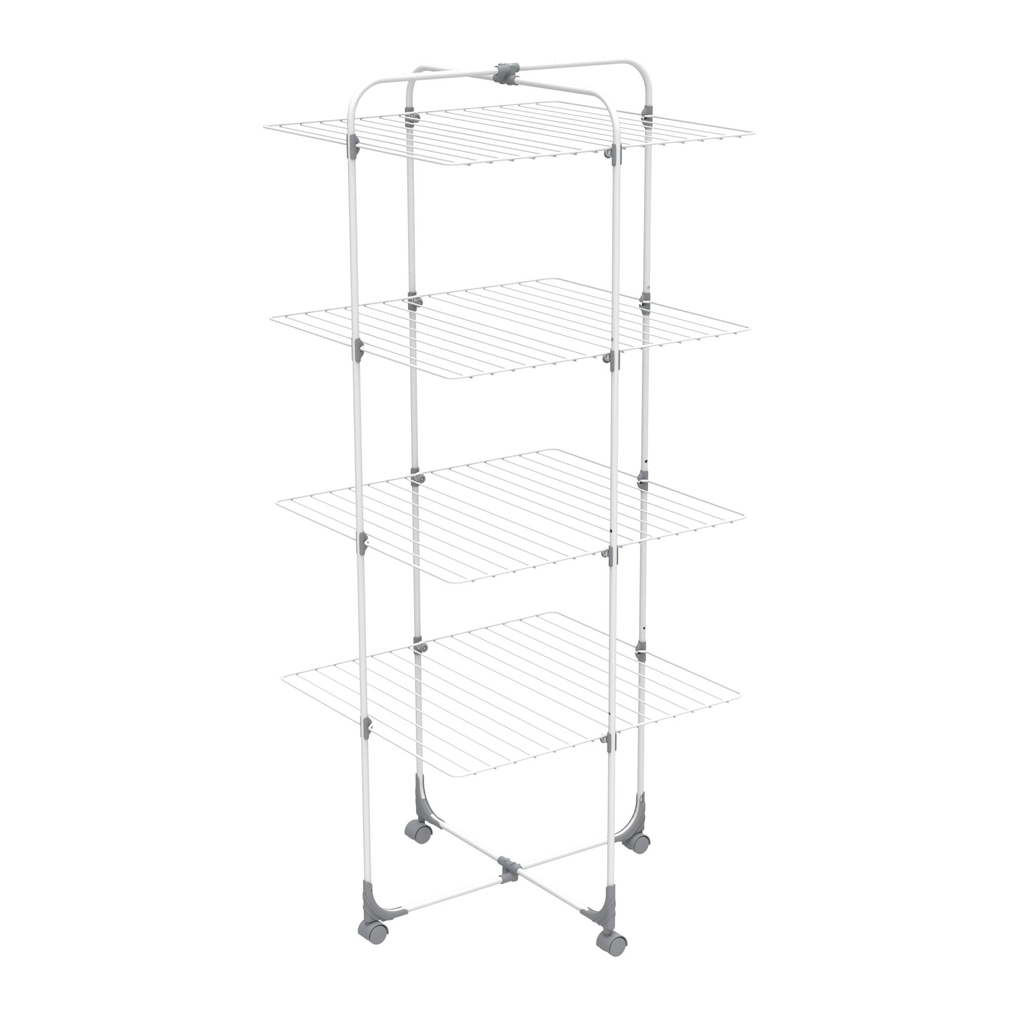 BetterDri Grey 4 tier Foldable Laundry Airer, 40m