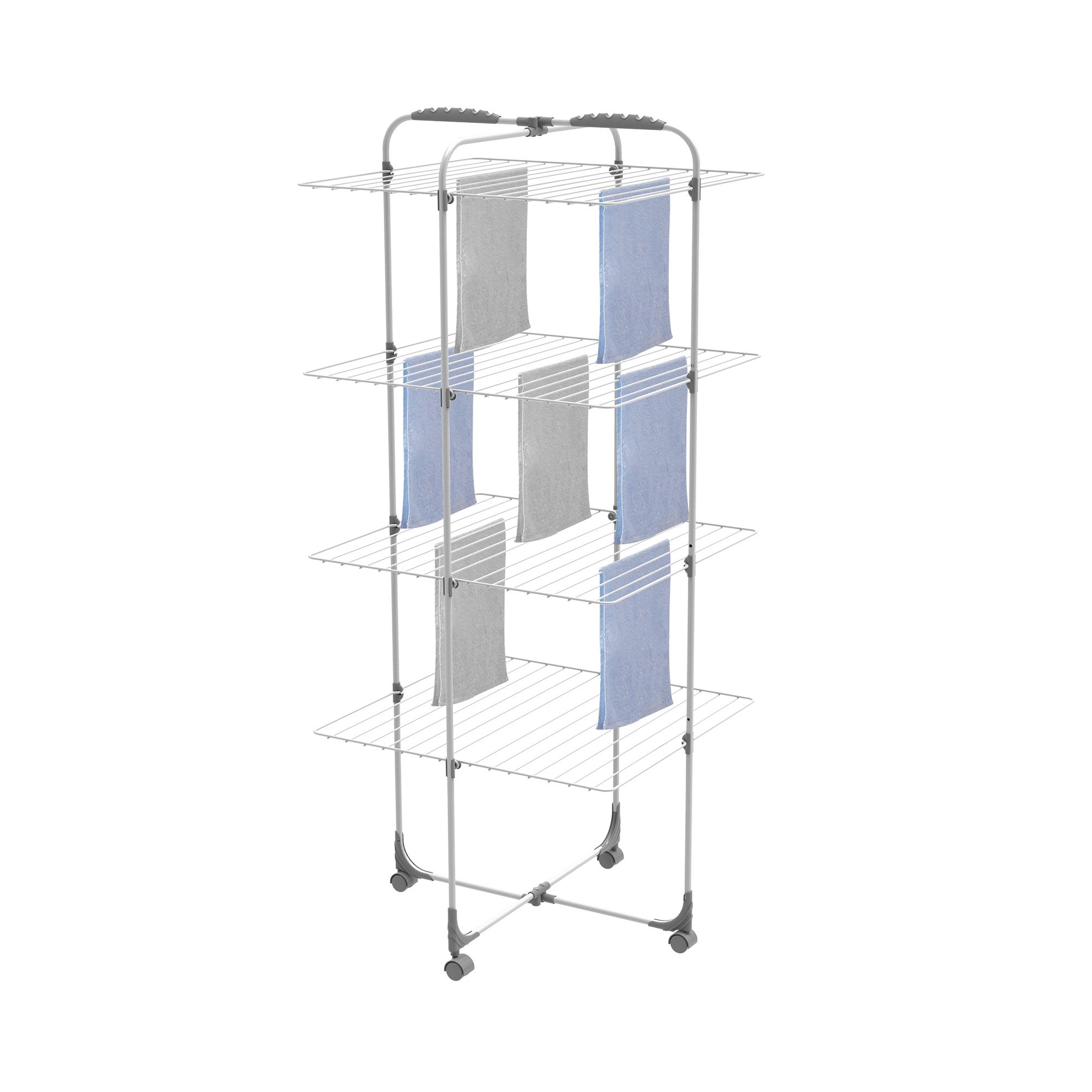 BetterDri Grey 4 tier Foldable Laundry Airer, 40m