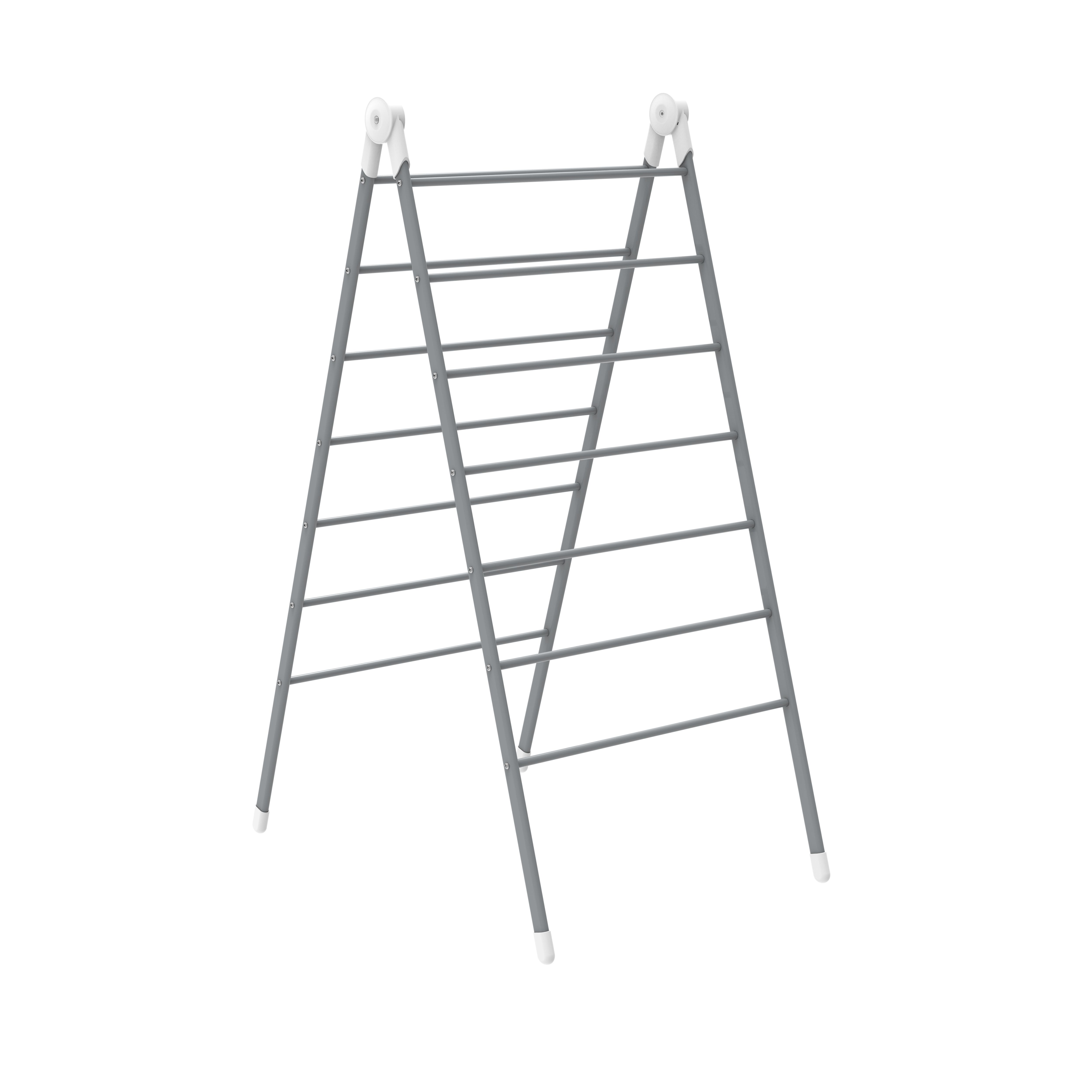 BetterDri Ladder Grey 1 tier Foldable Laundry Airer, 0.75m