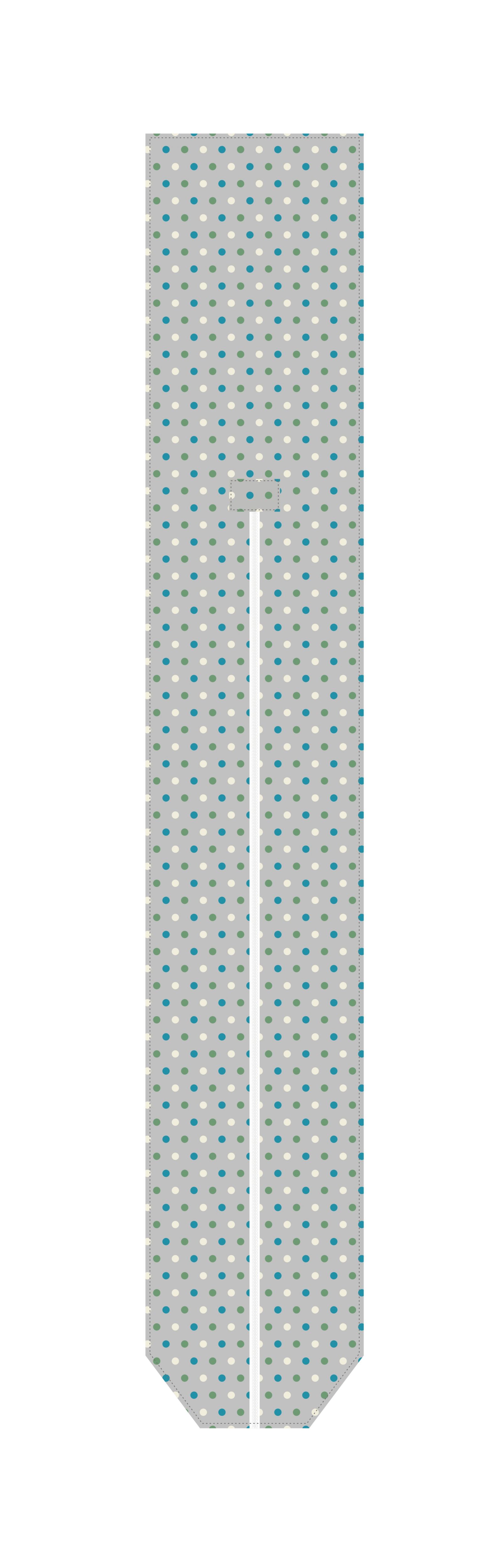 BetterDri Polka-dot Grey Rectangular Zipped washing line cover 23cm(L) 42cm(H) 2cm(W)