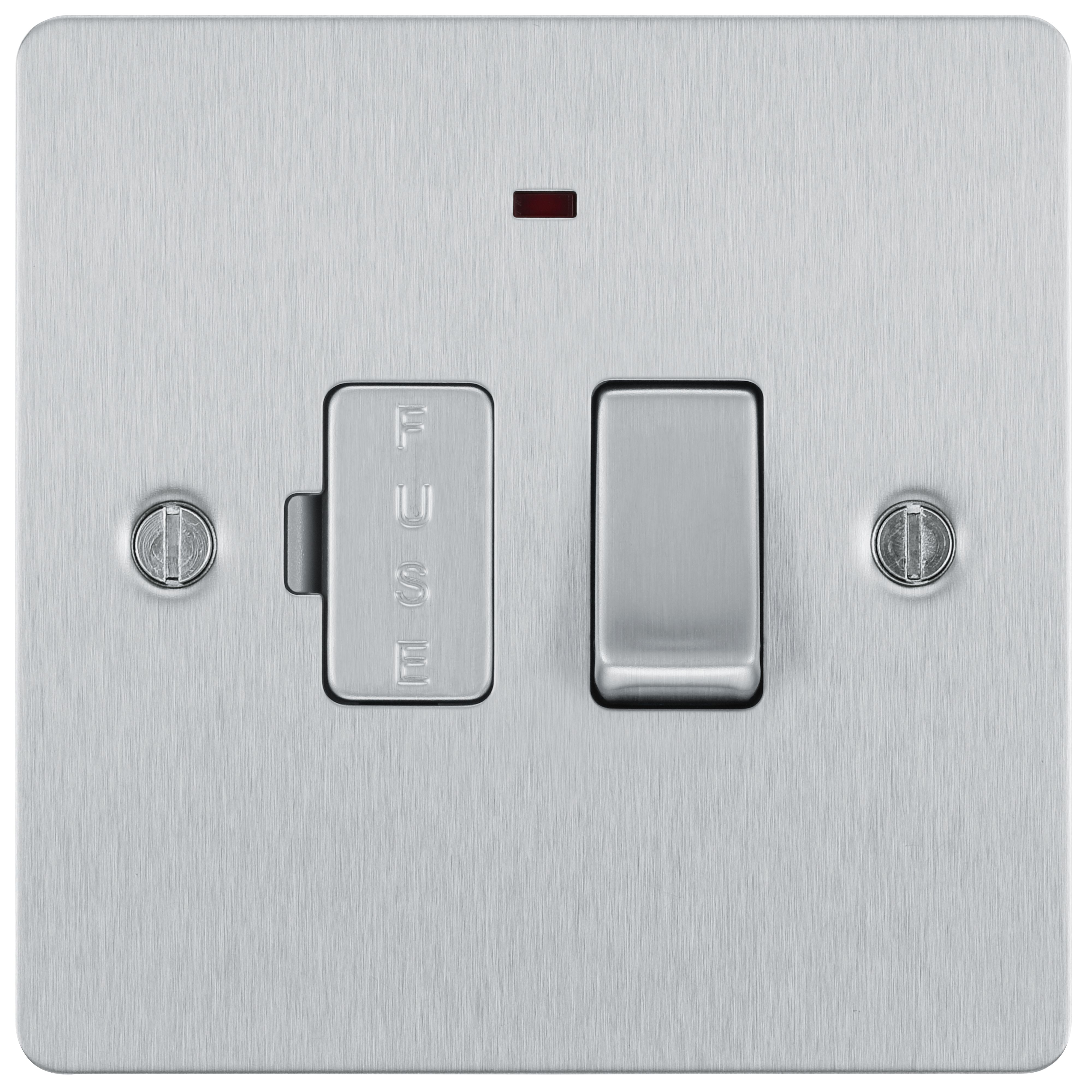 BG 13A 1 gang 2 way Flat profile Switched Neon indicator Fused connection unit