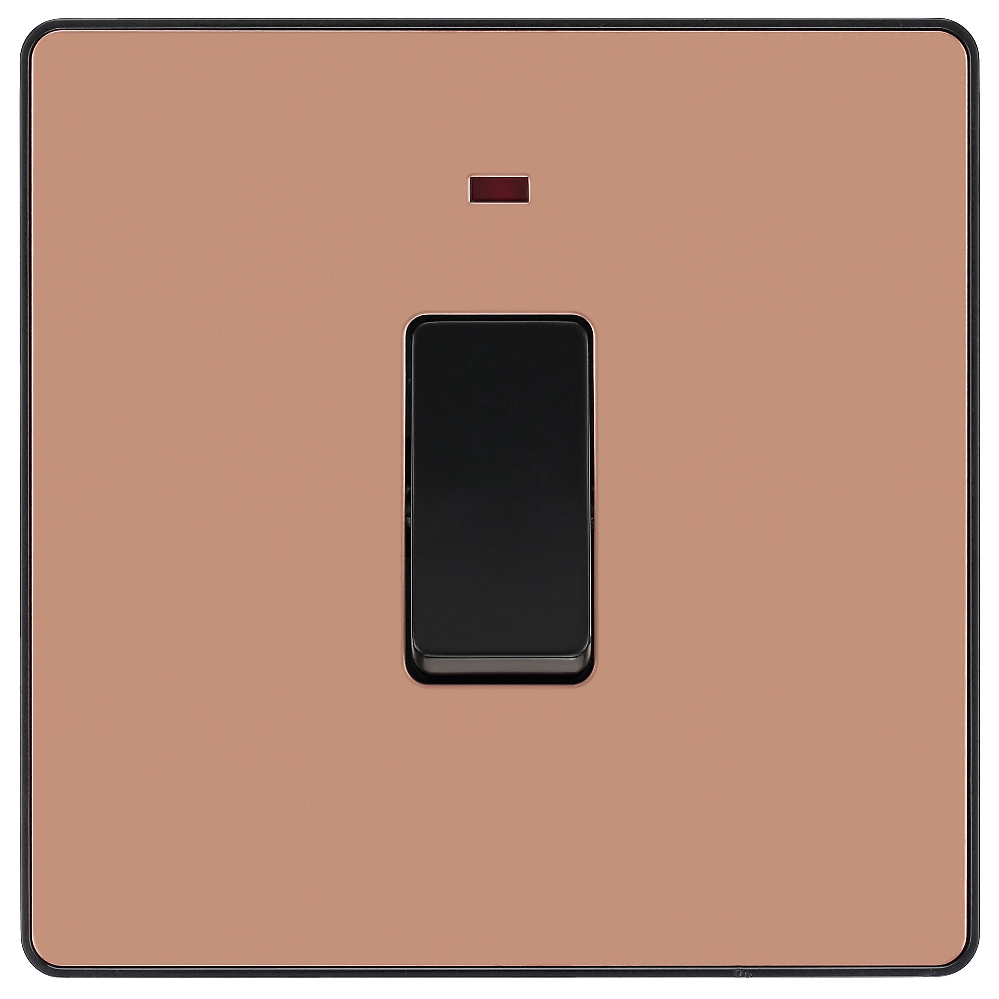 BG 20A 2 way 1 gang Appliance switch Screwless Copper effect