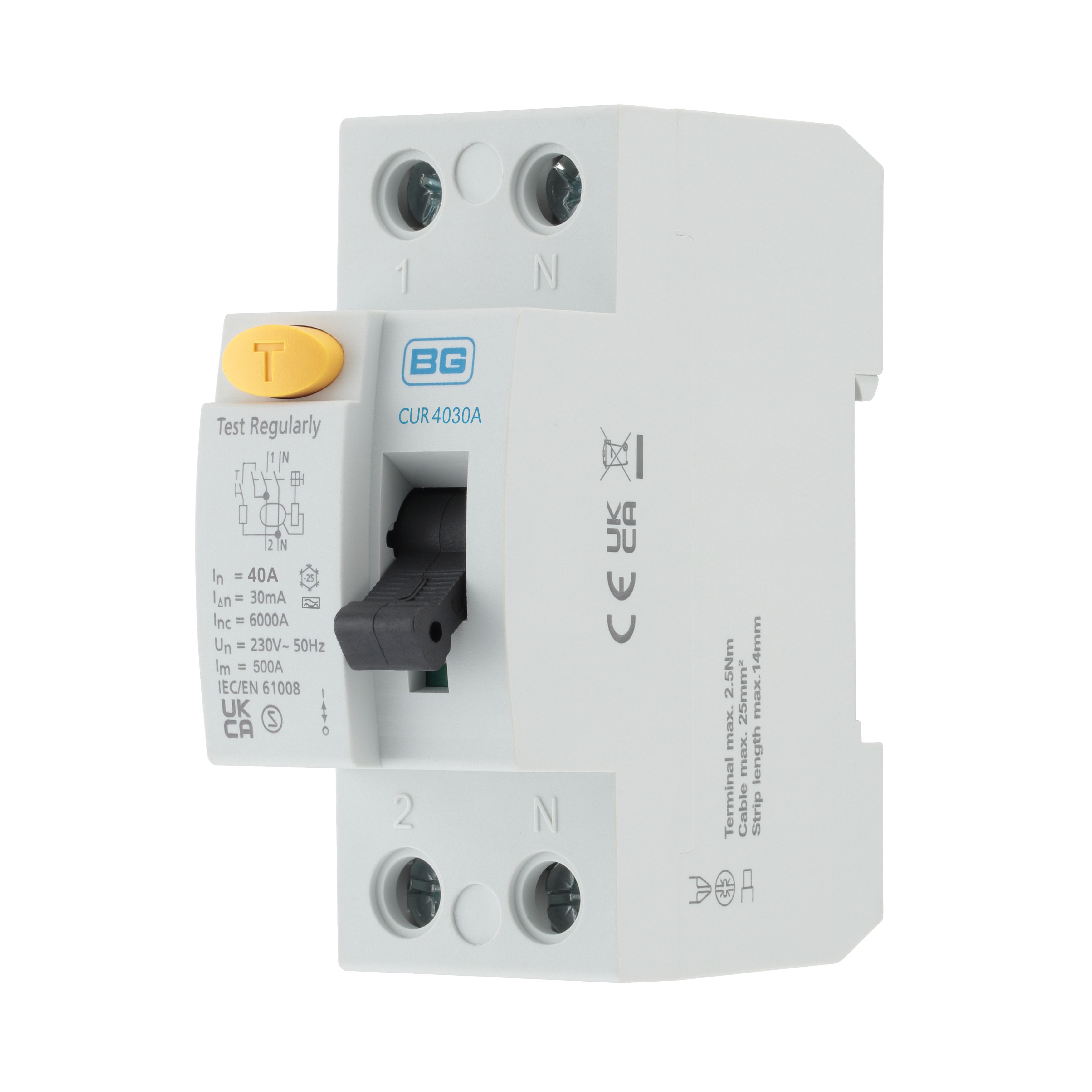 BG 40A 30mA 2 Residual current device (RCD)