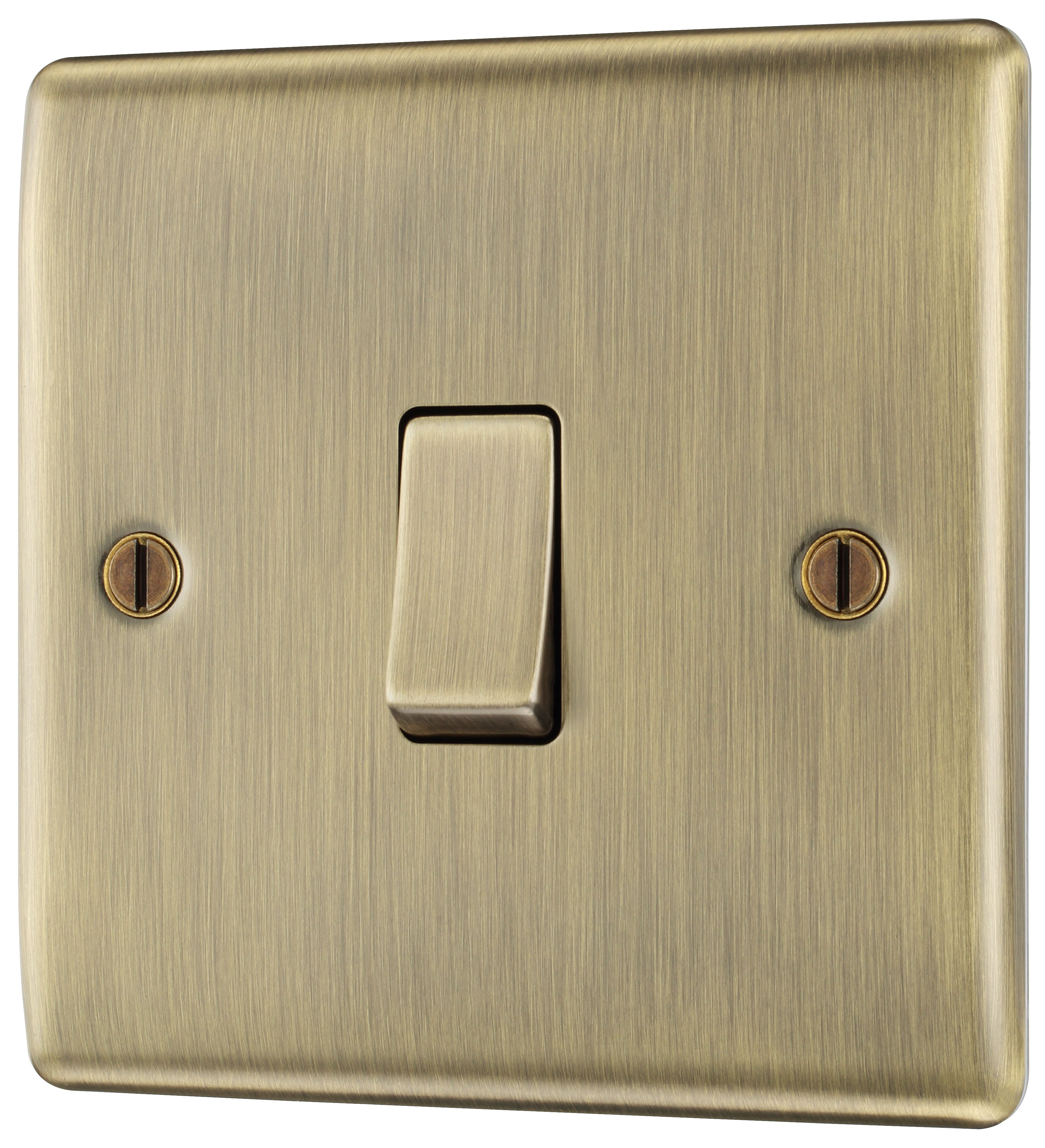 BG Antique Brass 20A 2 way 1 gang Light Switch