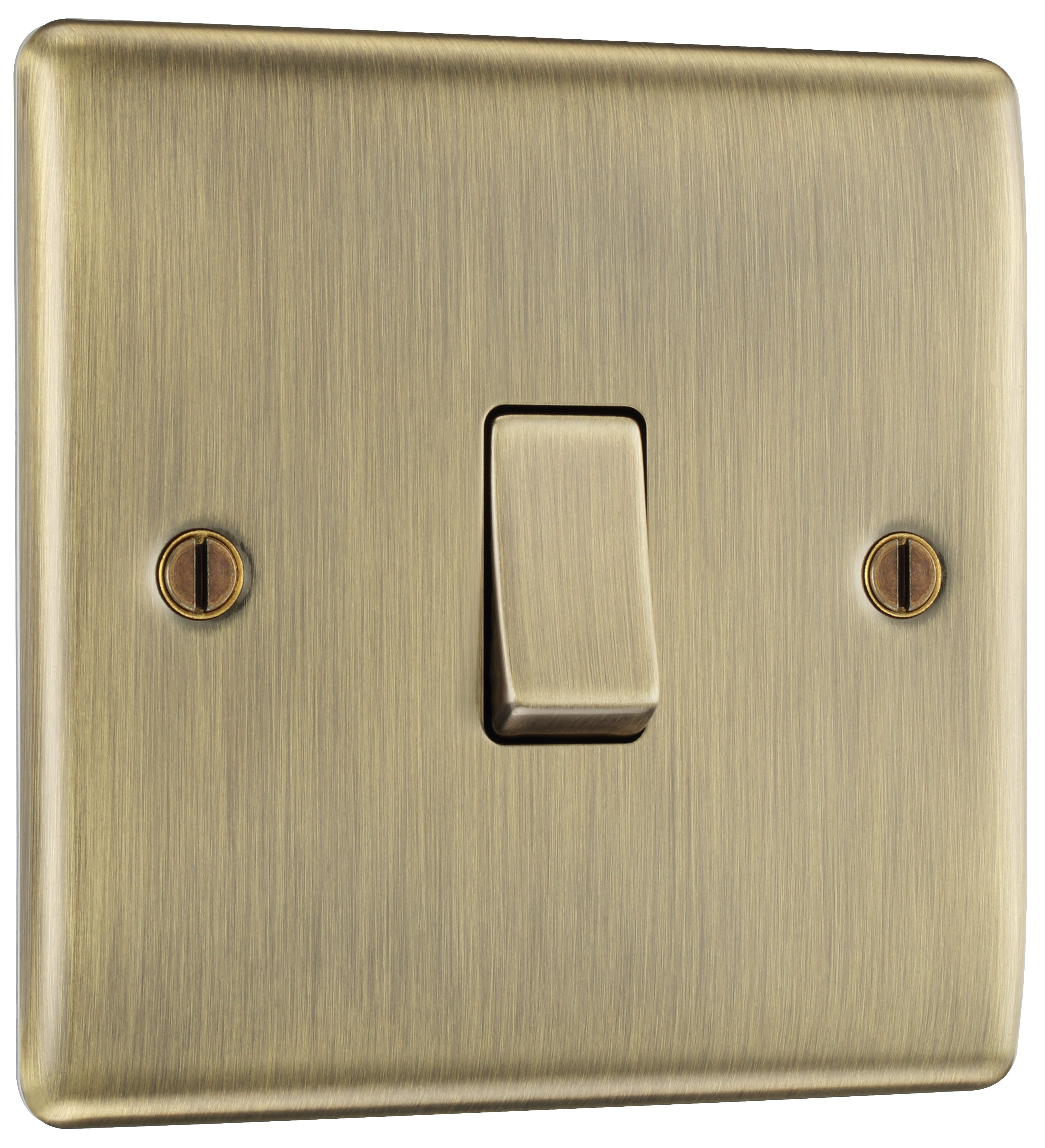BG Antique Brass 20A 2 way 1 gang Light Switch