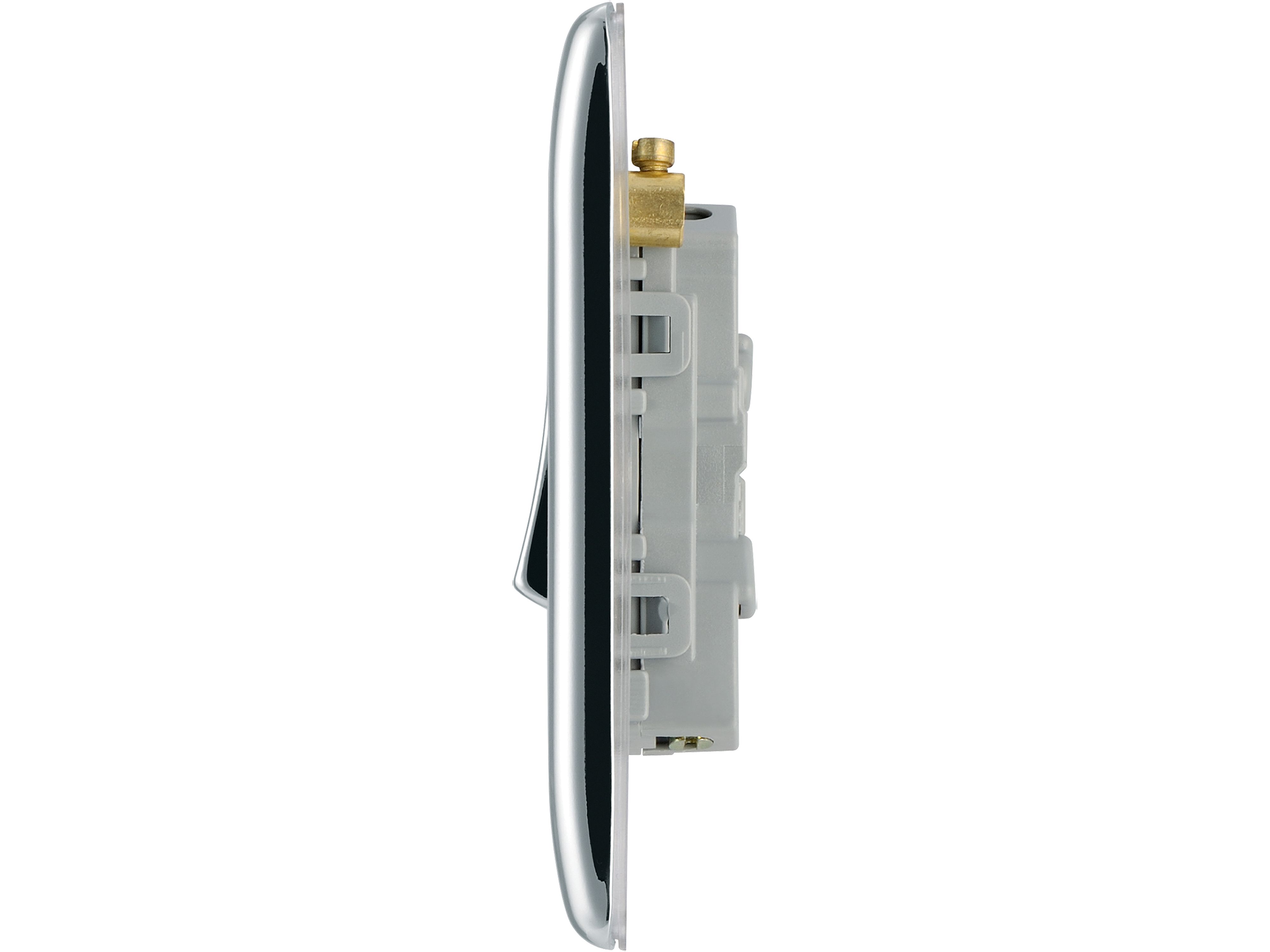 BG Chrome 20A 2 way 3 gang Light Switch