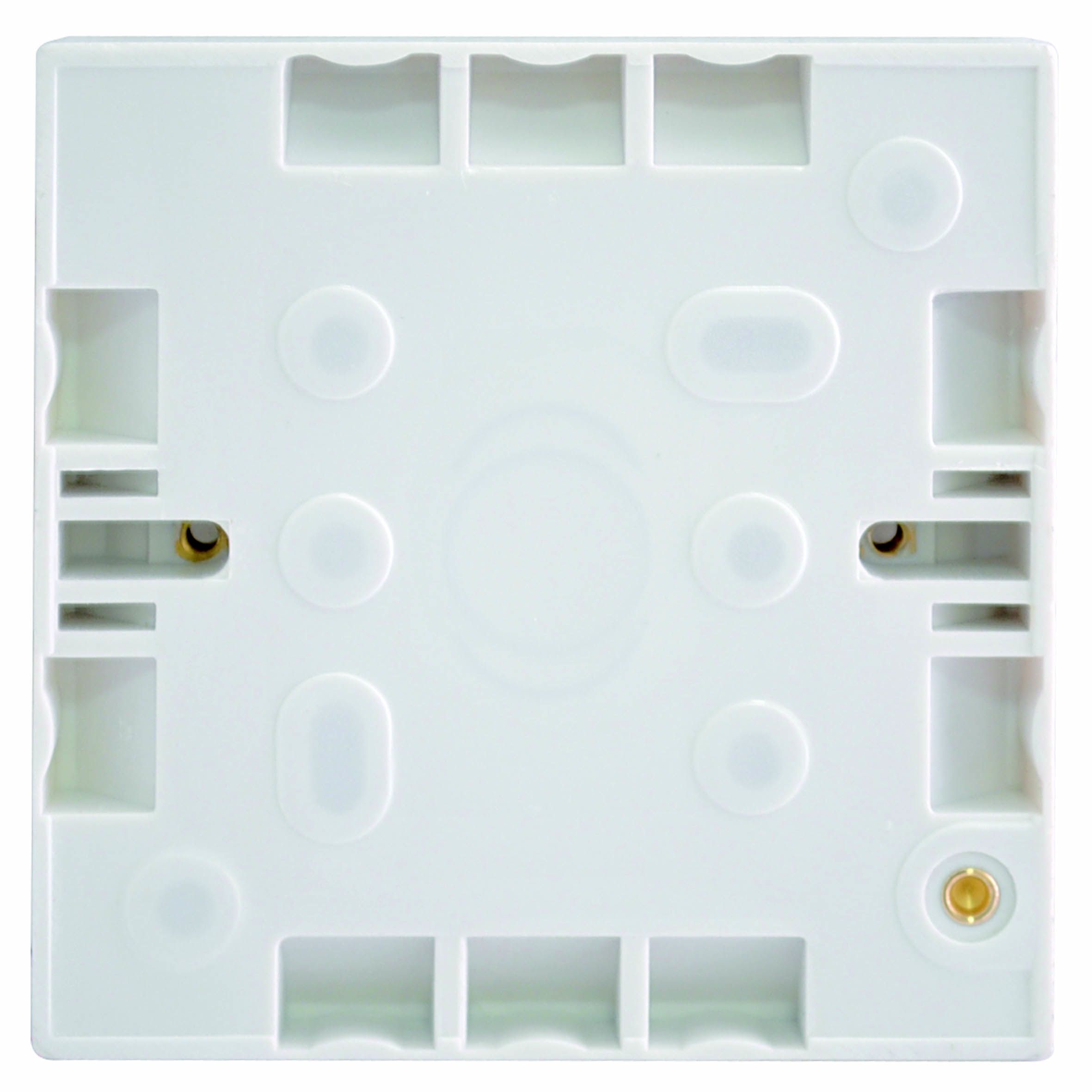 BG Plastic 16mm Single Pattress box