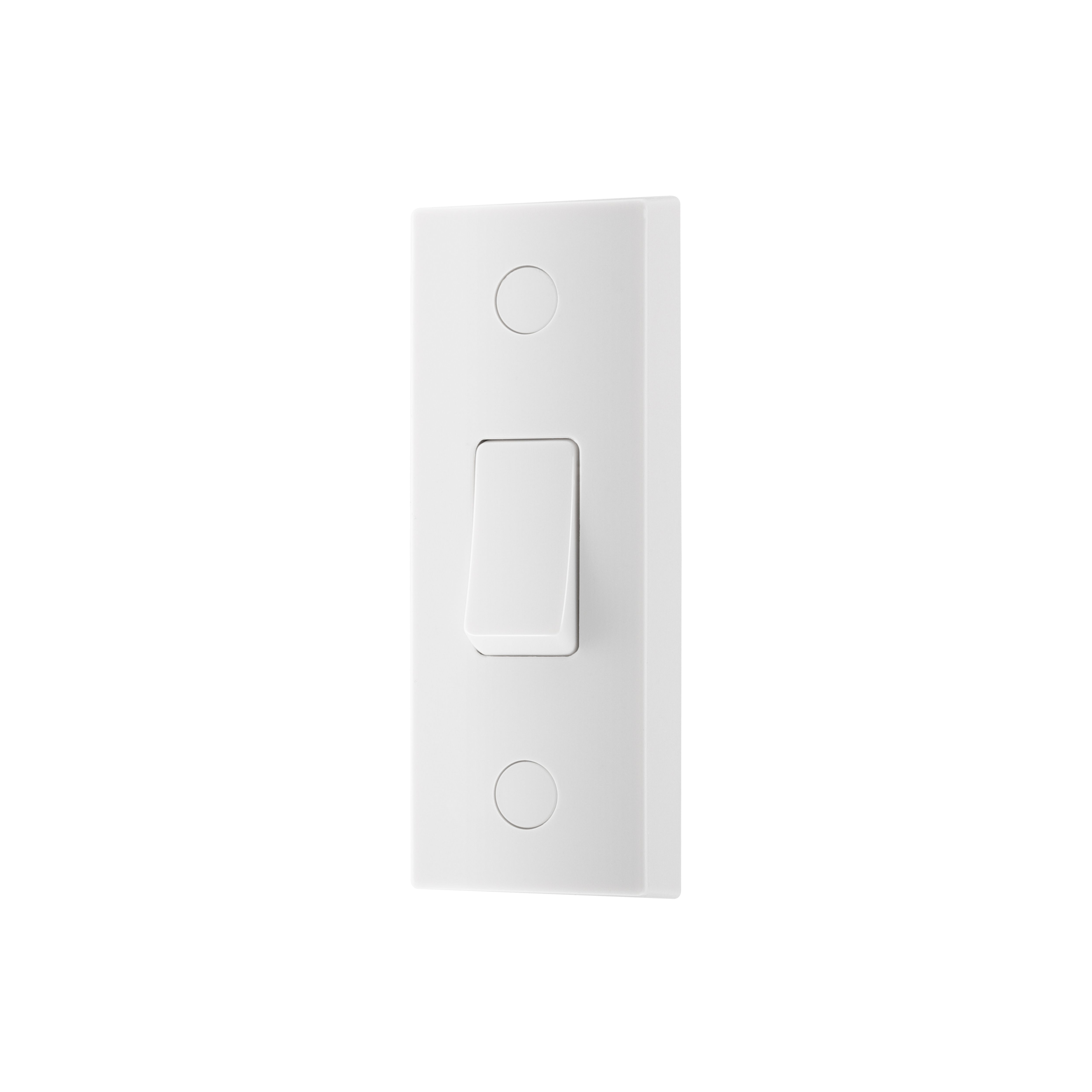 BG White 20A 2 way 1 gang Architrave Switch