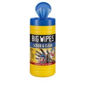 Big Wipes Scrub & clean Unscented Wipes, Pack of 80