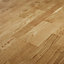 Bishorn Natural Oak Real wood top layer Flooring Sample, (W)207mm