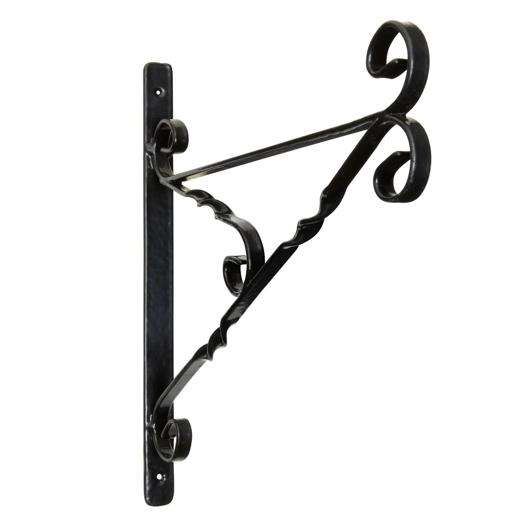 Black 358mm Hanging basket Bracket