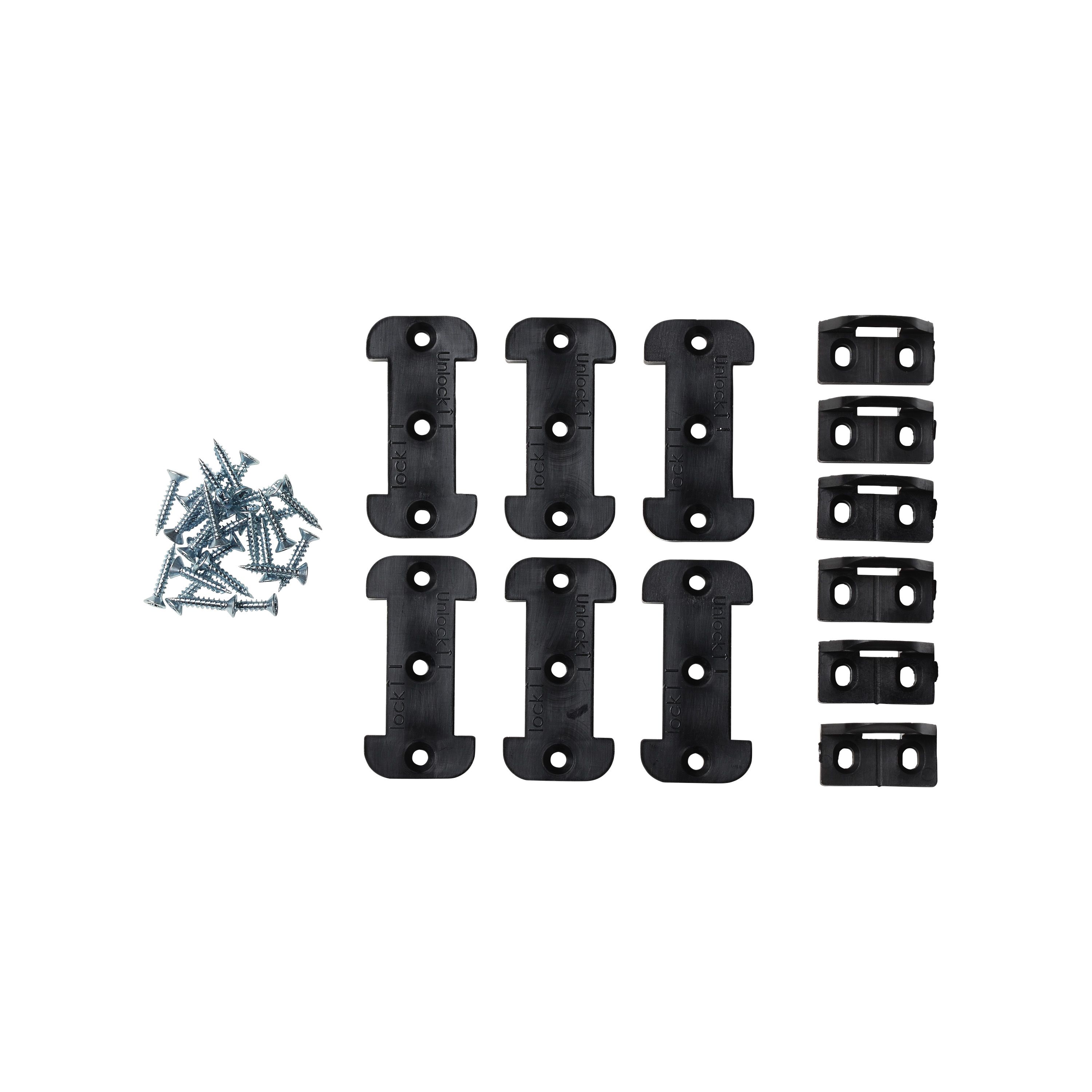 Black Cabinet panel lock