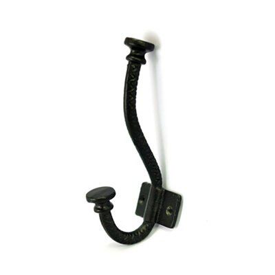 Black coat and hat on sale hooks