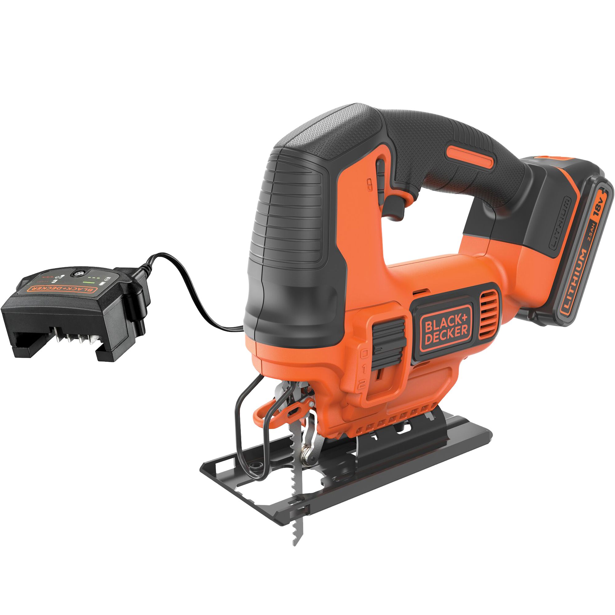 Black Decker 1.5 Li ion 18V Cordless Jigsaw BDCJS18C13 GB Tradepoint