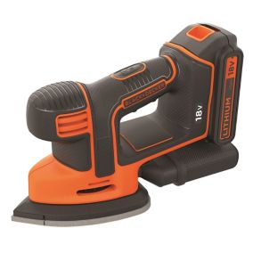 Black+Decker 18V 1.5 Li-ion Cordless Detail sander BDCDS18-GB