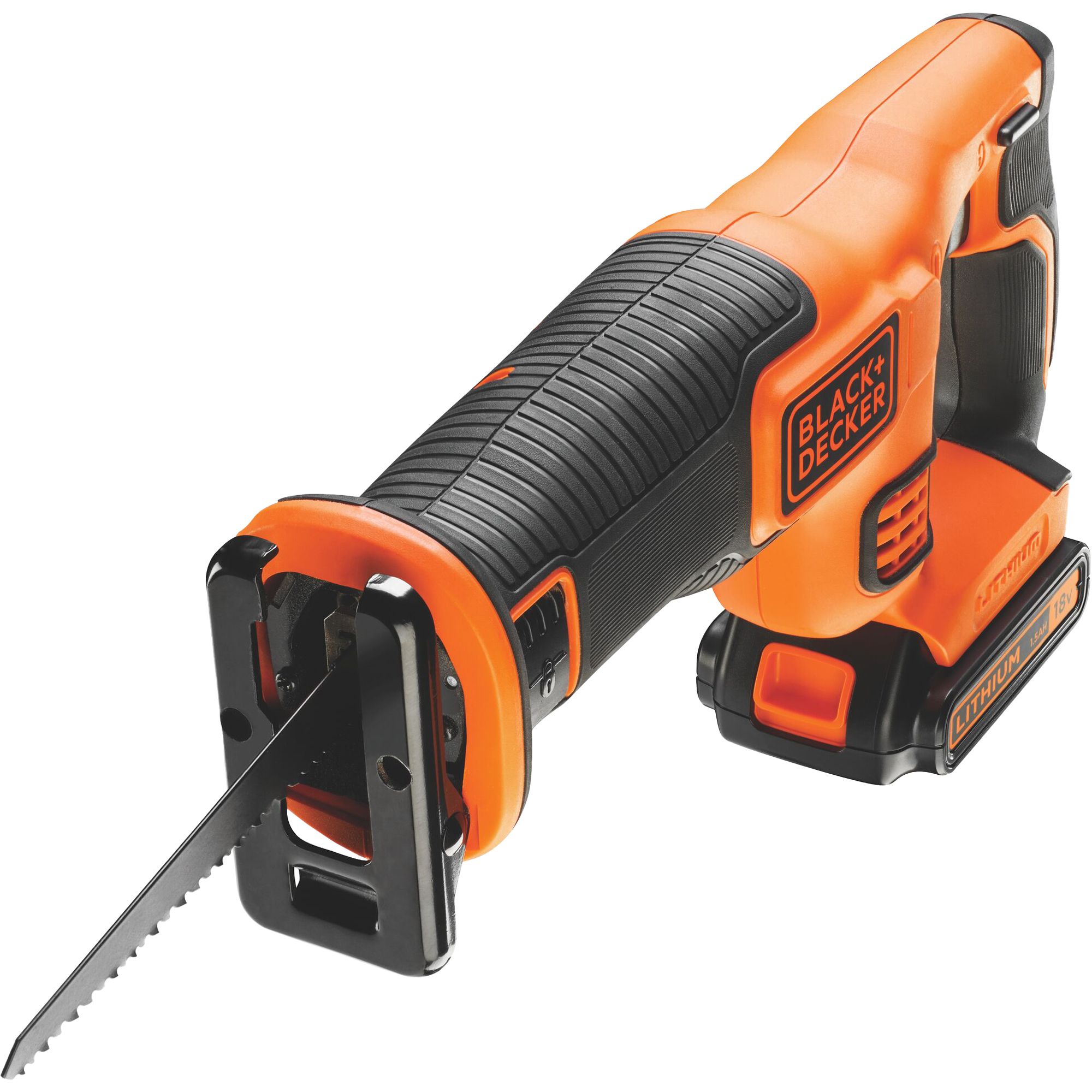 Black+Decker 18V 1 x 1.5 Li-ion Cordless Reciprocating saw BDCR18C1-GB