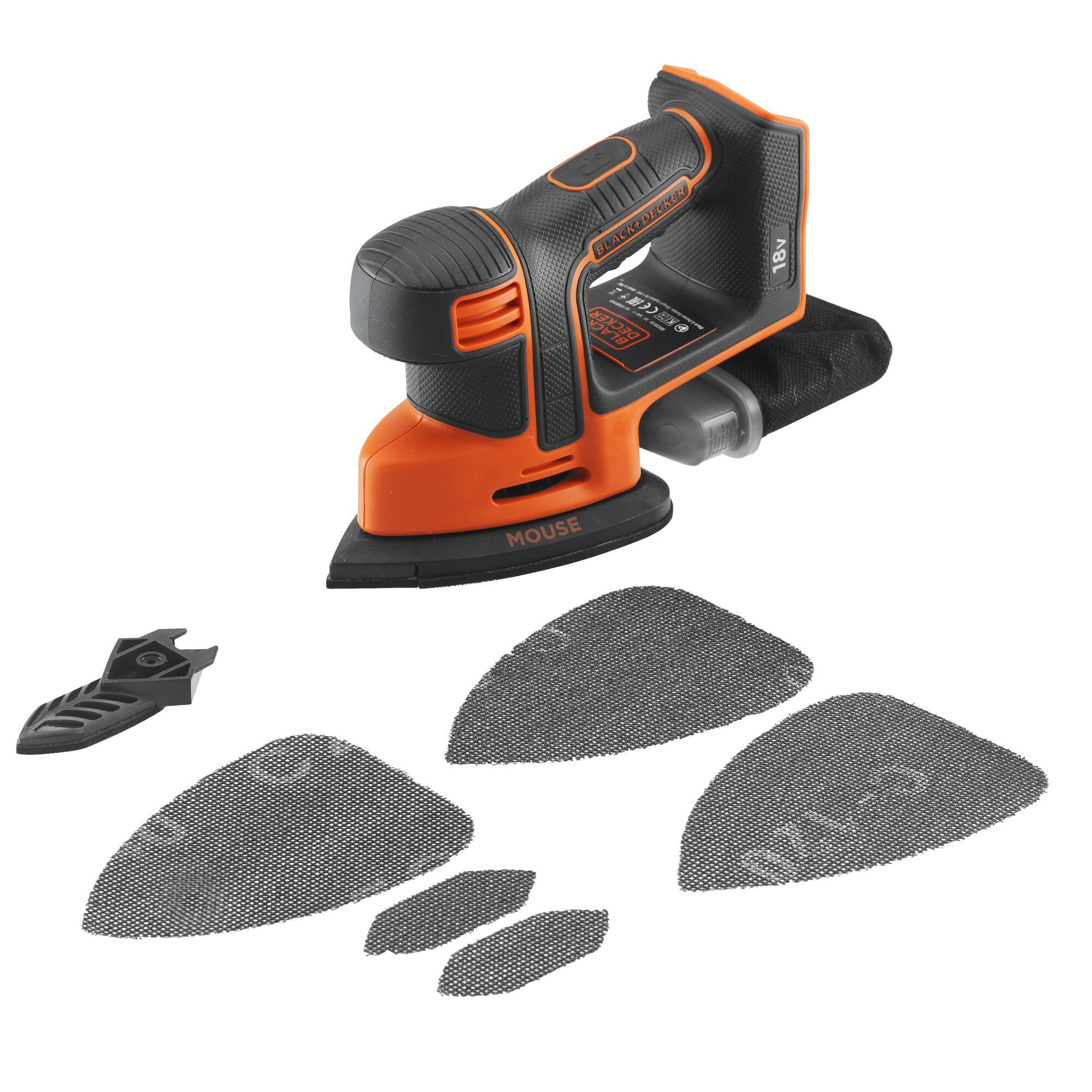 Black+Decker 18V Cordless Detail sander (Bare Tool) - BCDS18