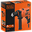 Black+Decker 240V 500W Corded Hammer drill BEH200-GB