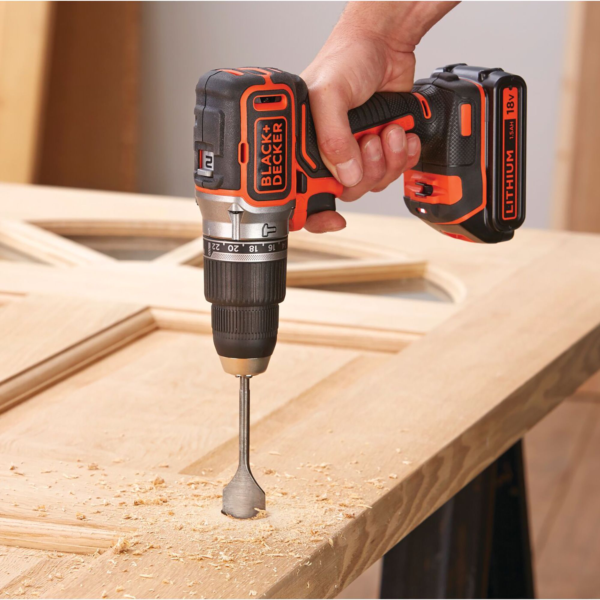 Black+Decker POWERCONNECT 18V Cordless Hammer drill (Bare Tool) - BL188N-XJ