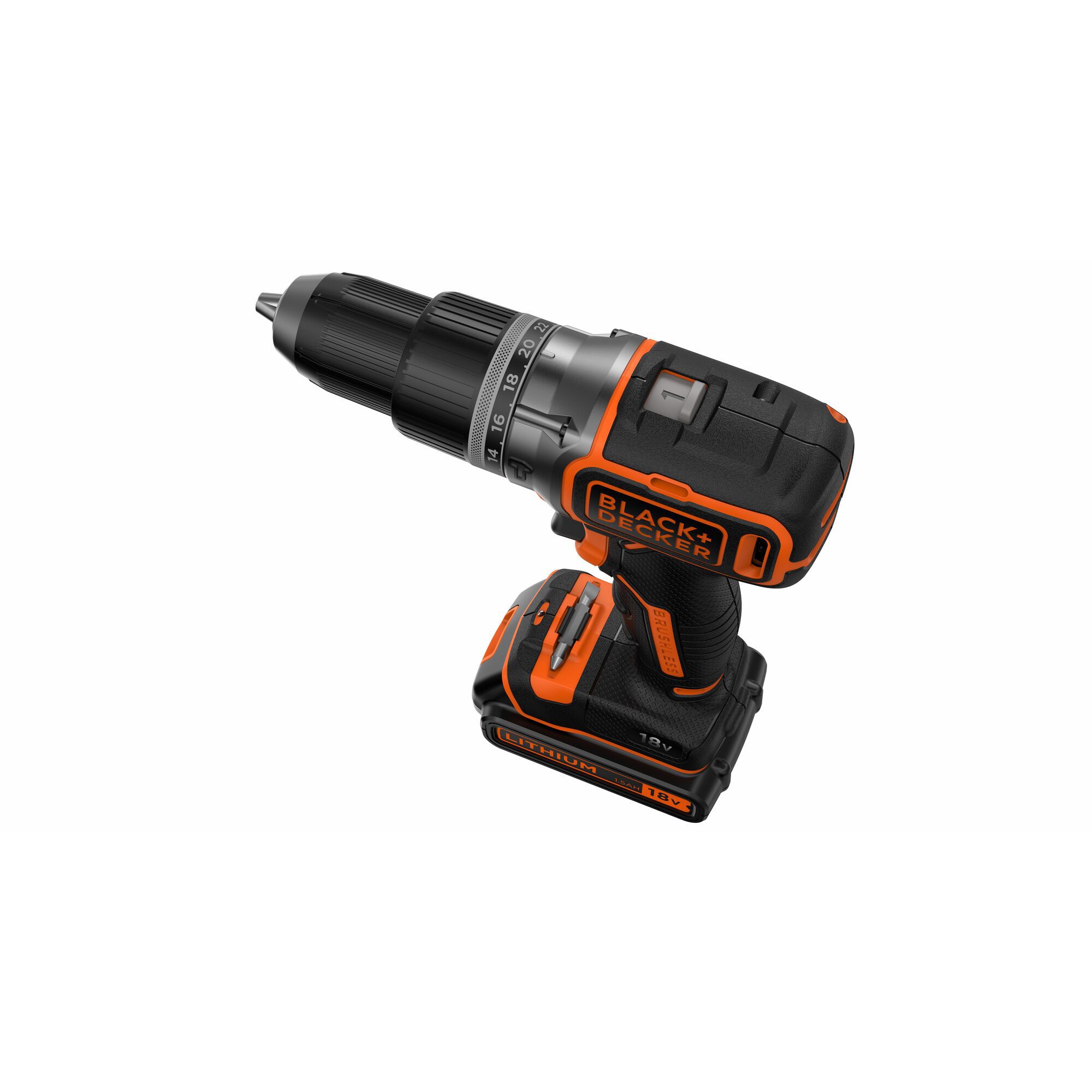 Black+Decker POWERCONNECT 18V Cordless Hammer drill (Bare Tool) - BL188N-XJ