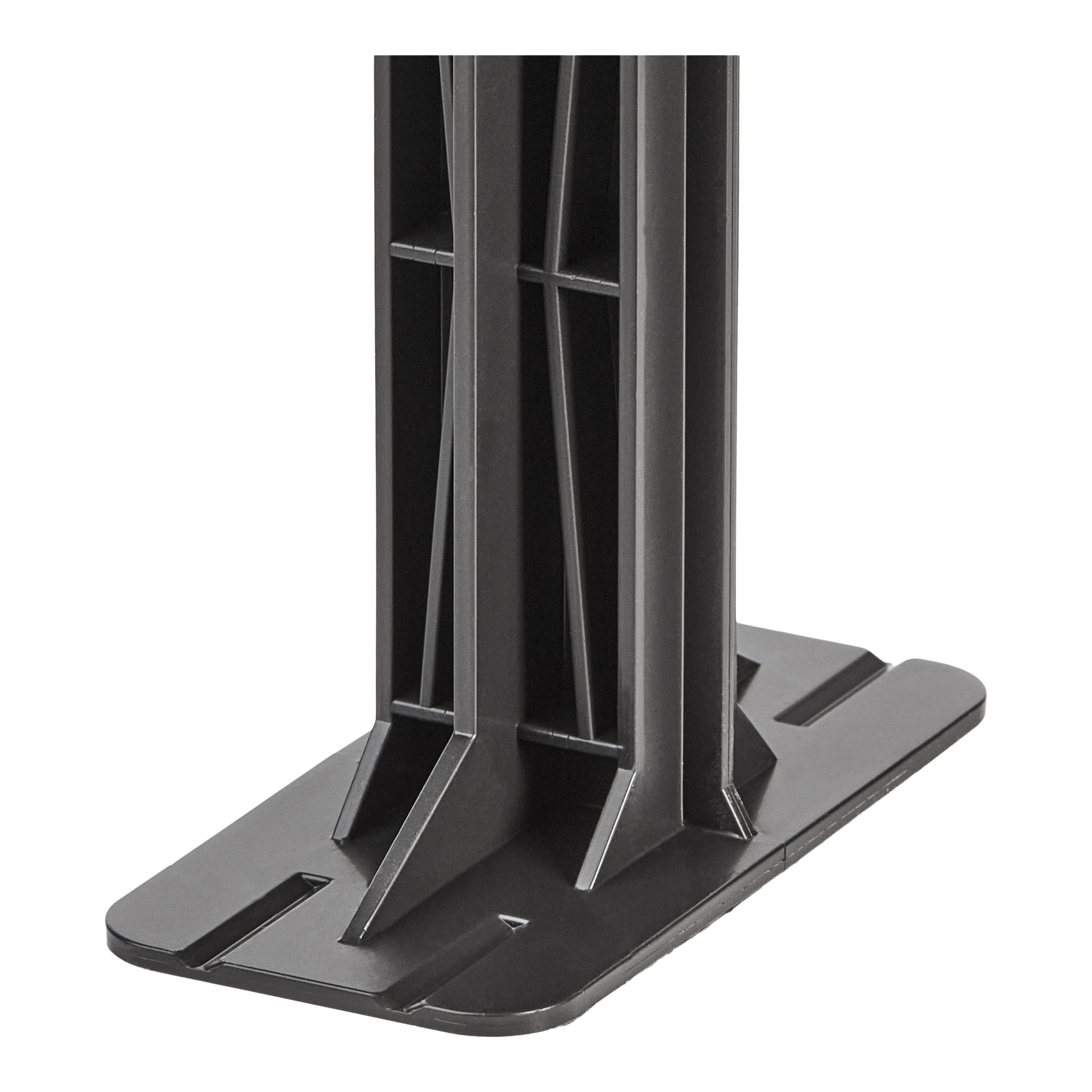 Black Loft storage stilt (H) 21cm x (W) 15cm, Pack of 12
