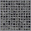 Black Mosaic effect Self adhesive Vinyl tile, 1.02m² Pack