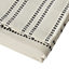Black & off white Modern Table cloth (L)1400mm (W)2800mm