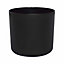 Black Plastic Circular Plant pot (Dia)13.5cm