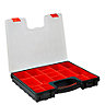 Black & red 20 compartment Tool organiser