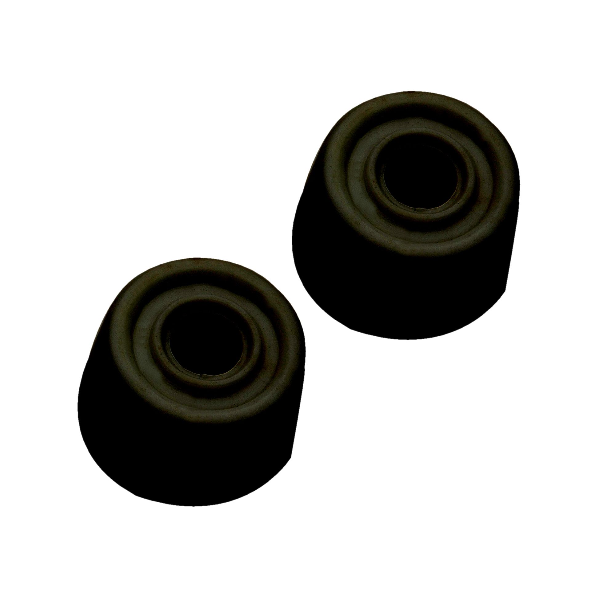 Black Rubber Door stop, Pack of 2