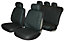 Black Seat cover, Set of 9