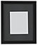 Black Single Picture frame (H)27.7cm x (W)22.7cm