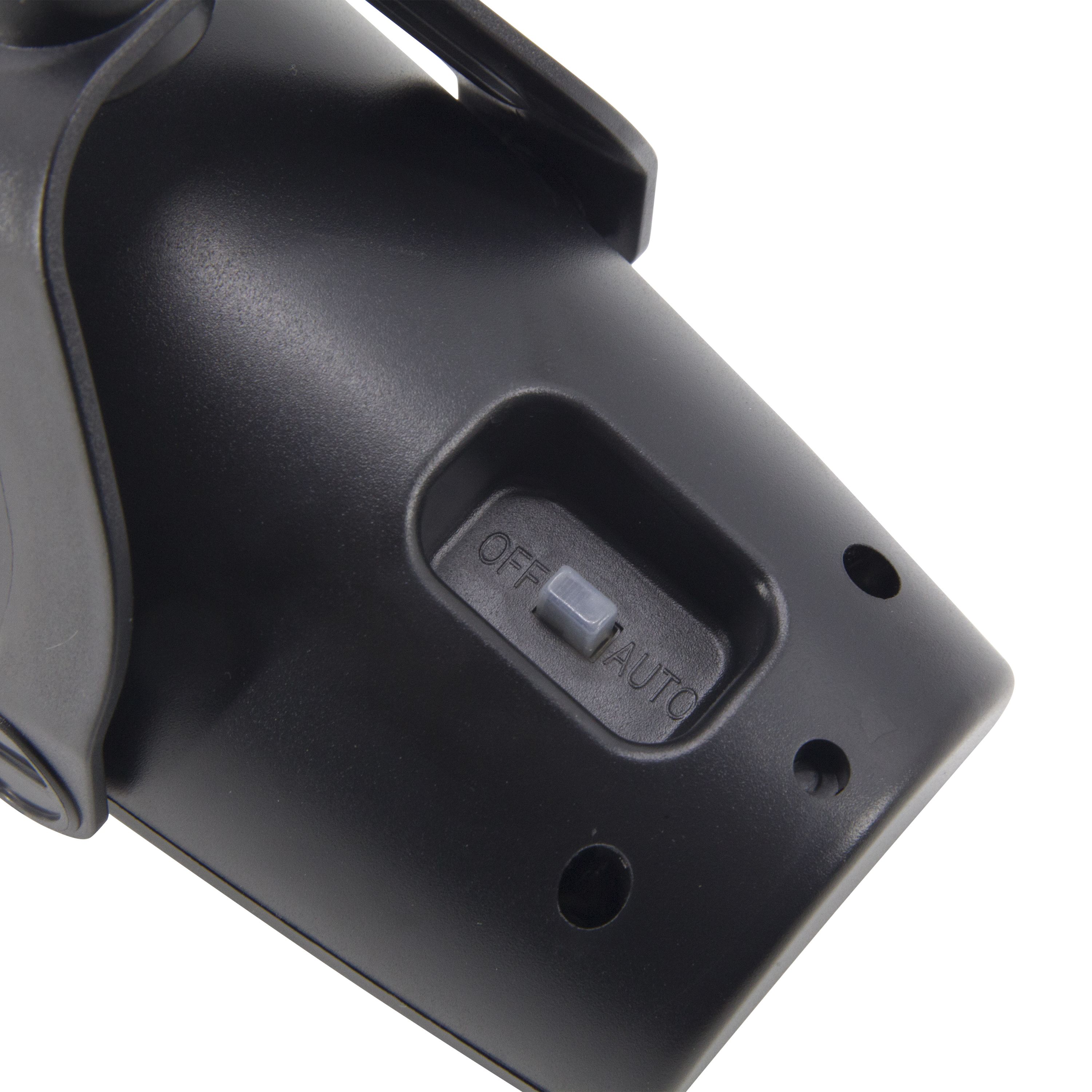 Black Solar-powered Integrated LED Outdoor Spotlight