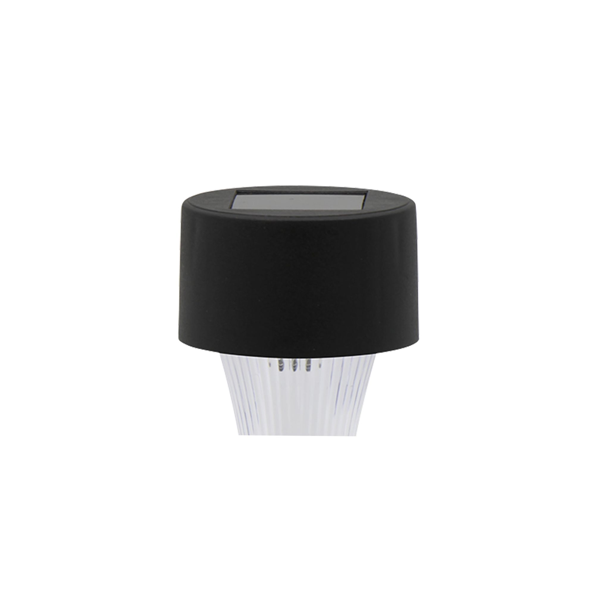 Black Solar-powered Integrated LED Outdoor Stake light, Pack of 10