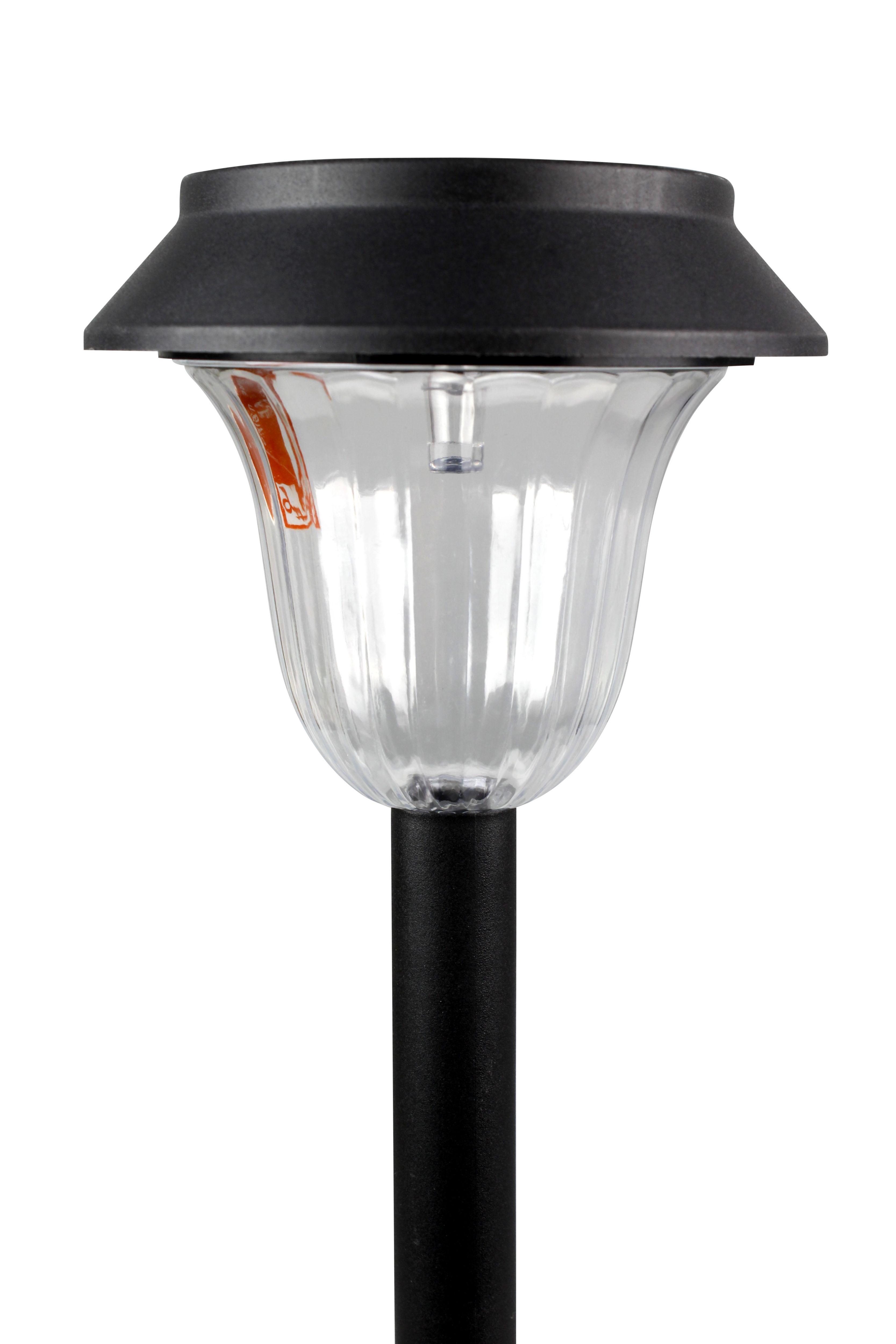 Black Solar-powered Integrated LED Outdoor Stake light